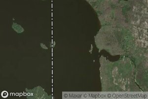 Satellite map of the Roderick Lake