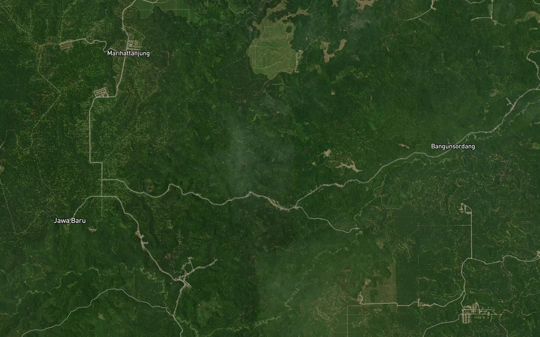 Satellite map of the Sungai Dabuantintin