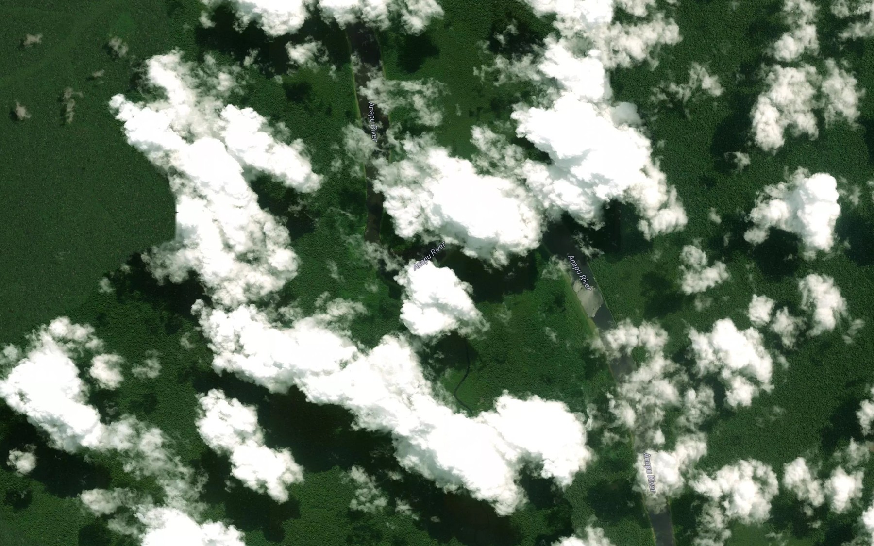 Satellite map of the Igarape Frexal
