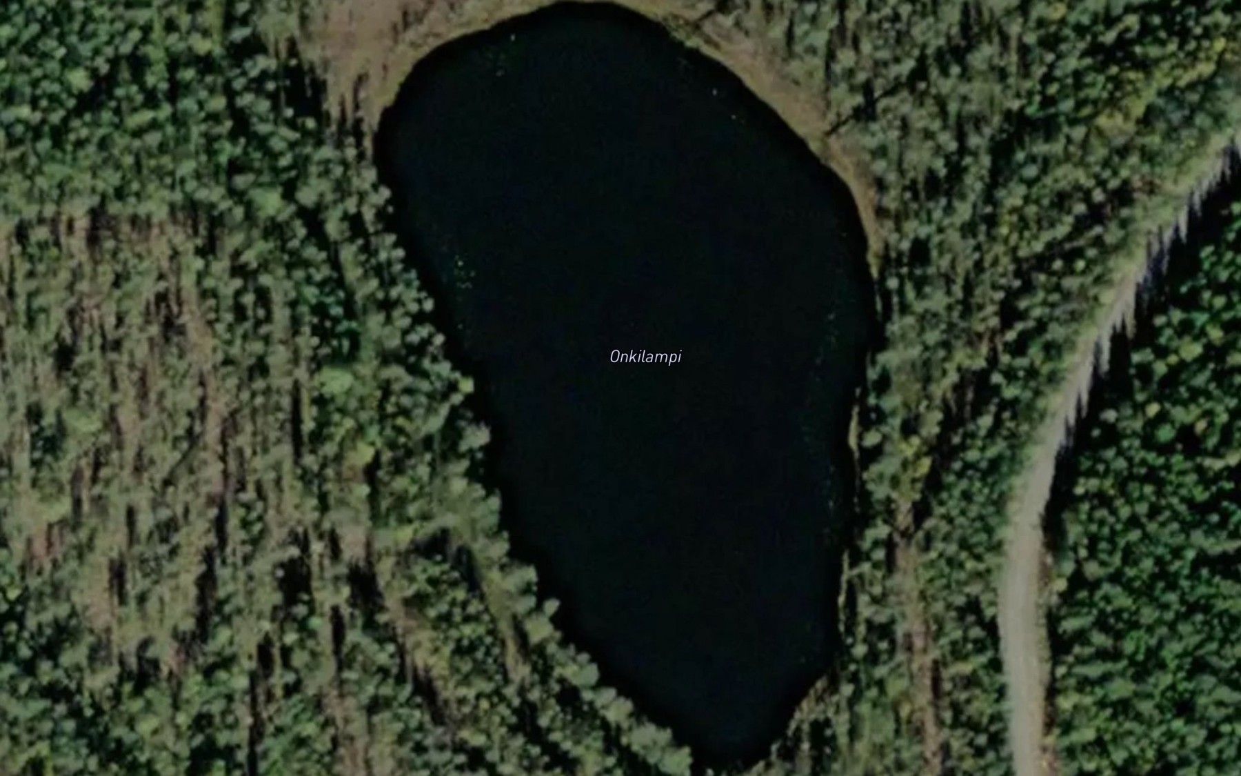 Satellite map of the Onkilampi
