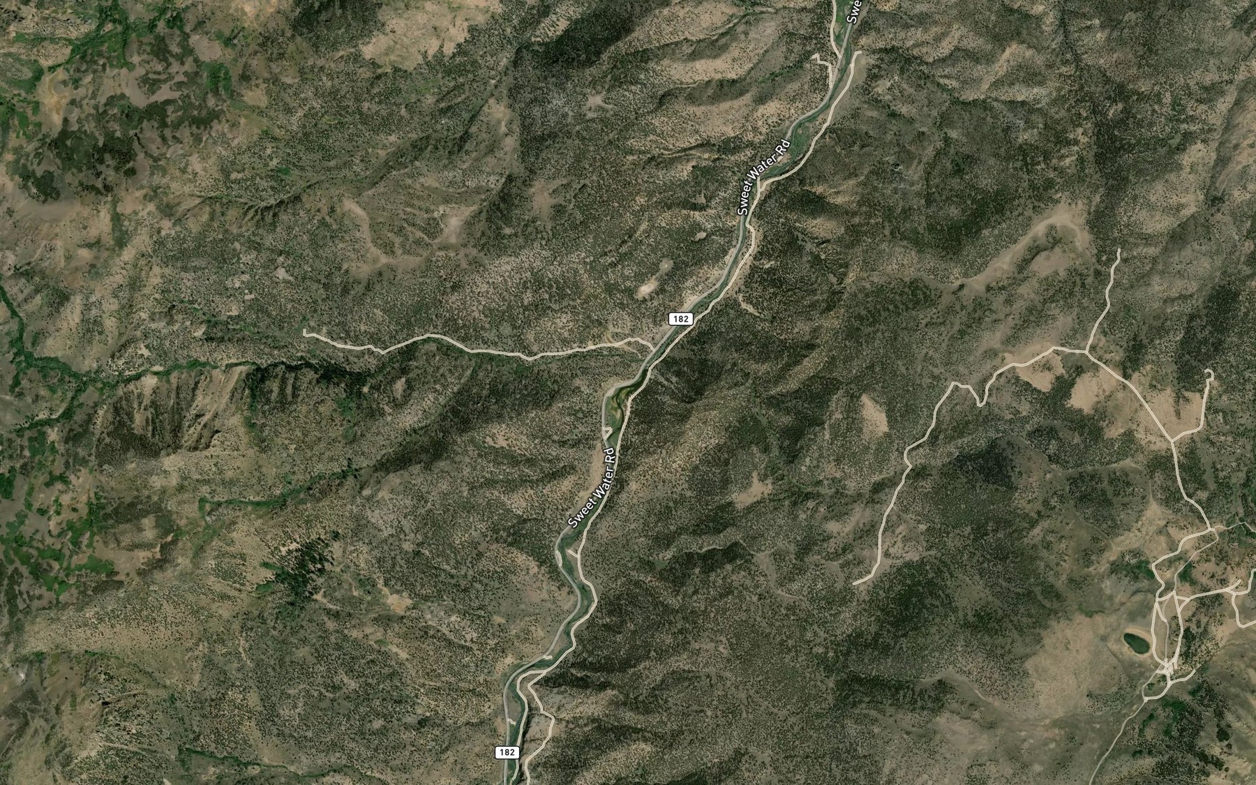 Satellite map of the Murphy Pond