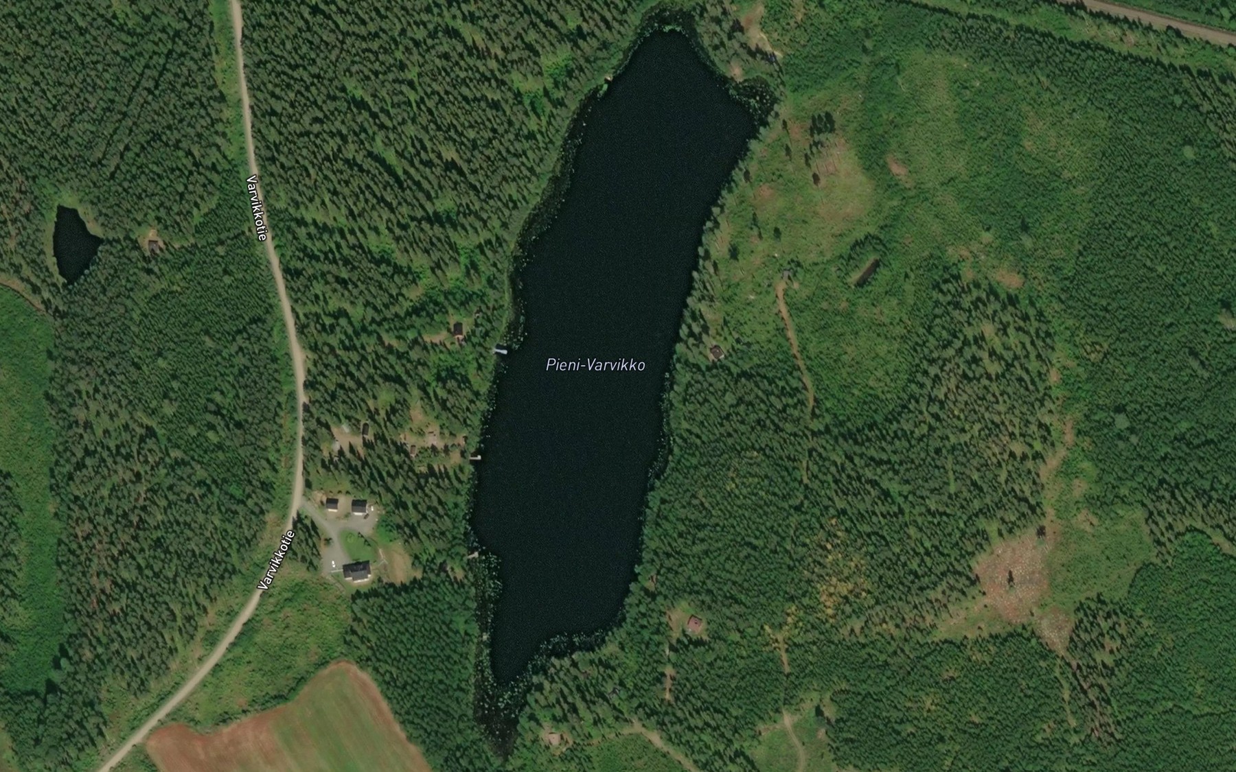 Satellite map of the Pieni-Varvikko