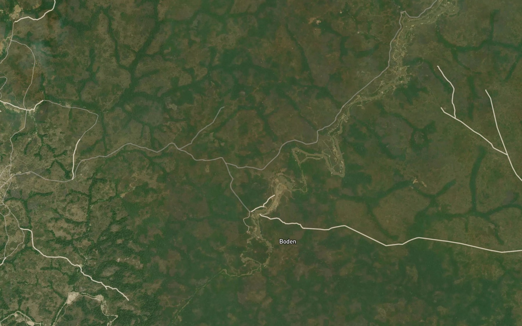 Satellite map of the Ndembori