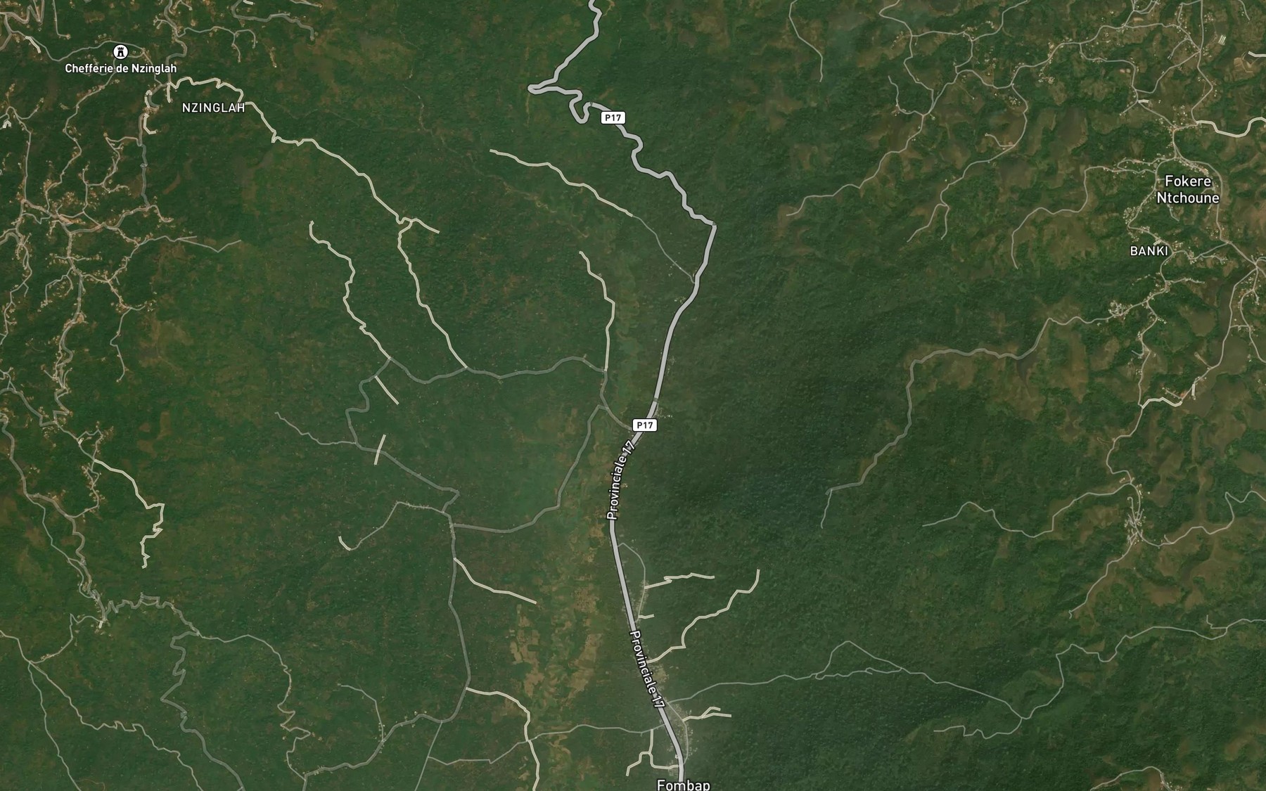 Satellite map of the Mezoung