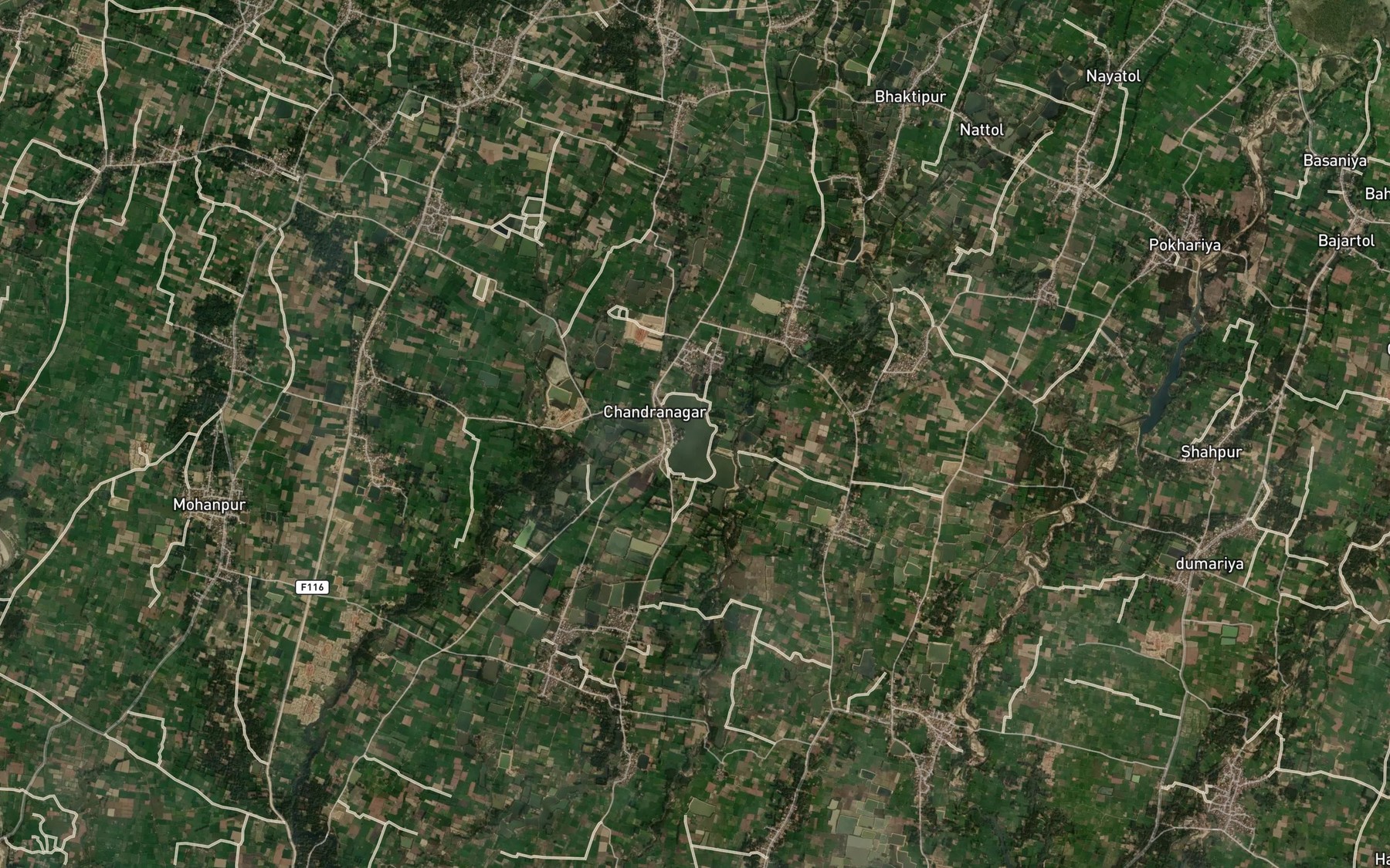 Satellite map of the Nadhi Tal