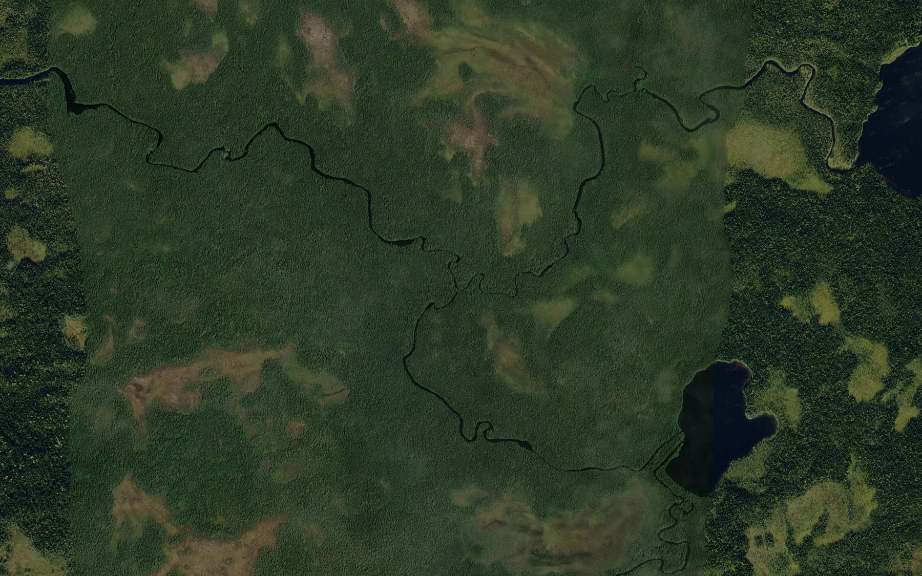 Satellite map of the Molevskiy