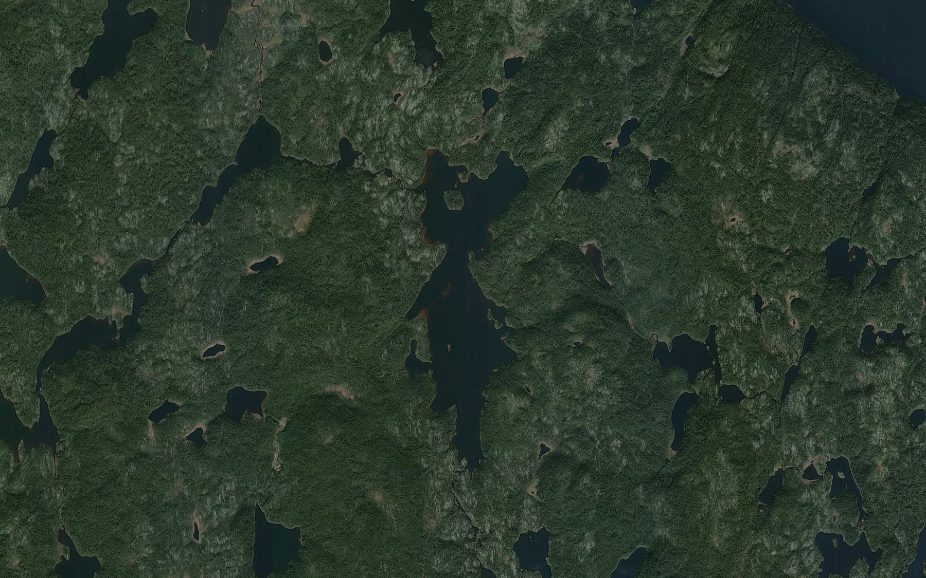 Satellite map of the Lac du Remontoir