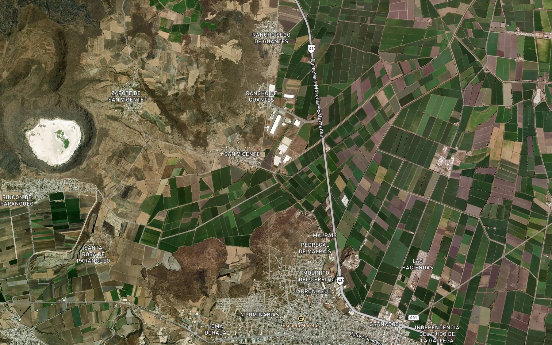 Satellite map of the Gariton