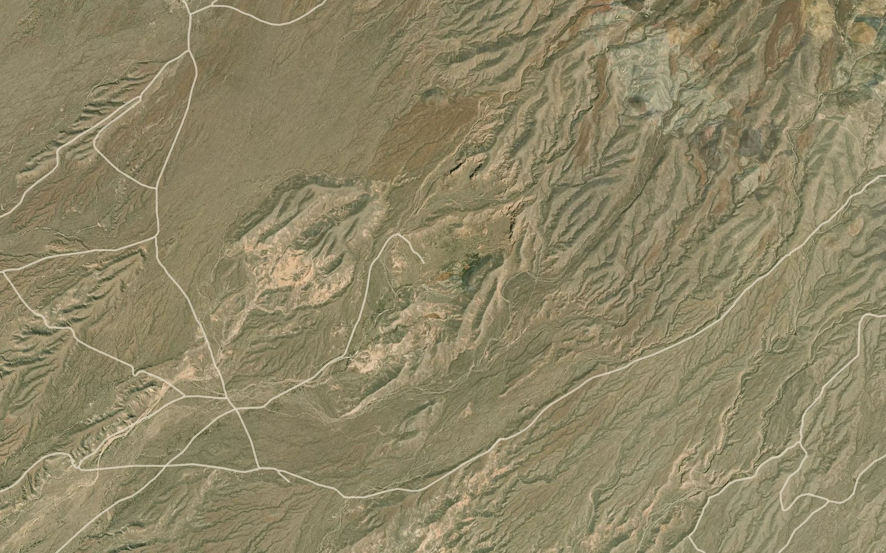 Satellite map of the Simon Gon Spring