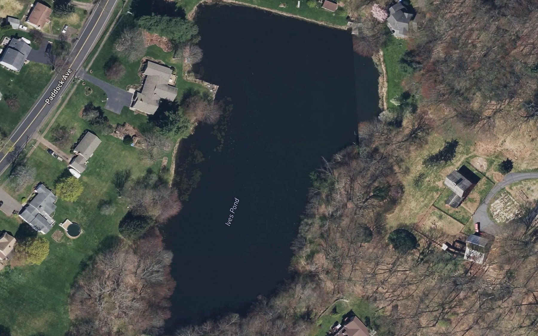 Satellite map of the Kifmire Pond