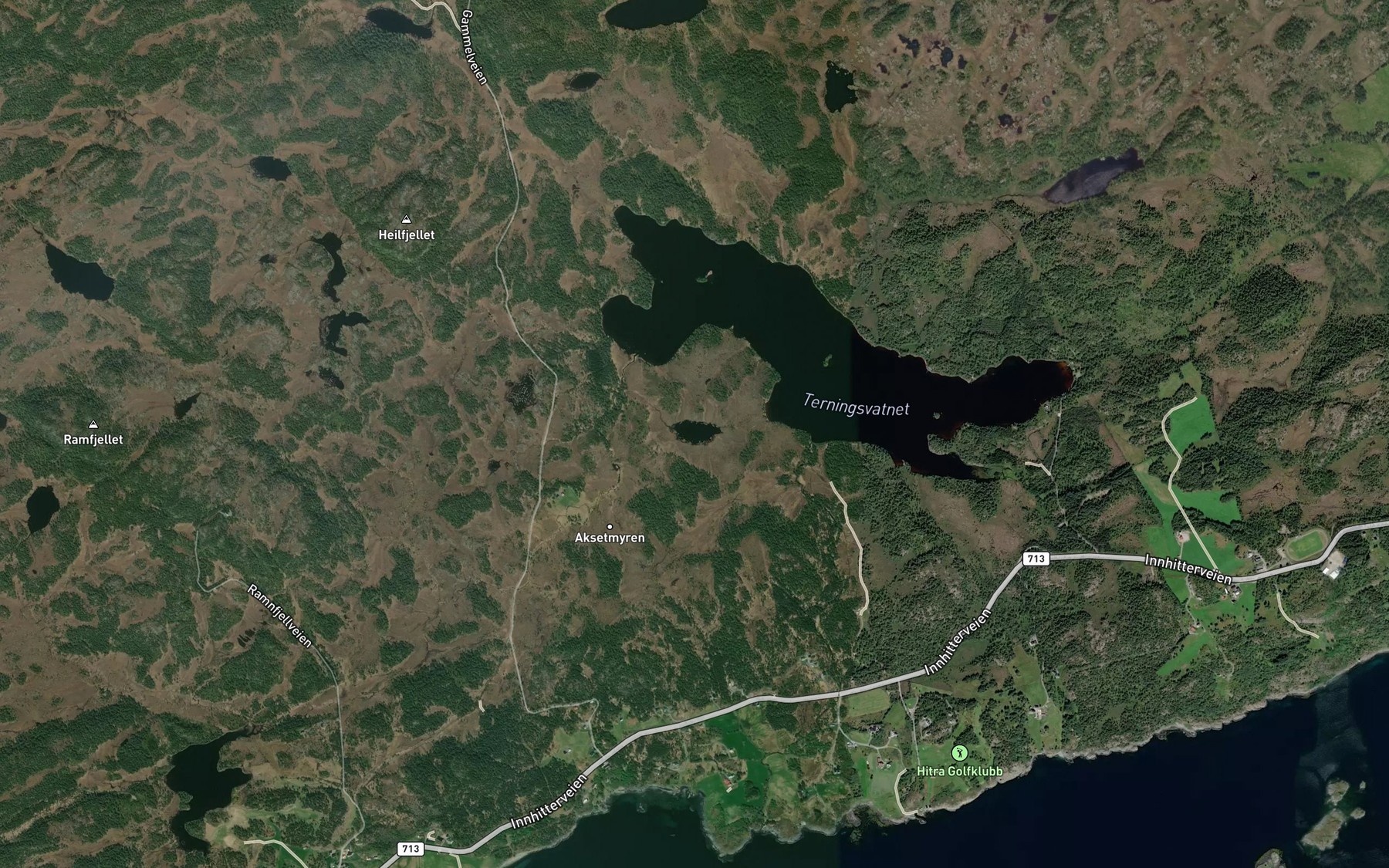 Satellite map of the Stabbursastjorna