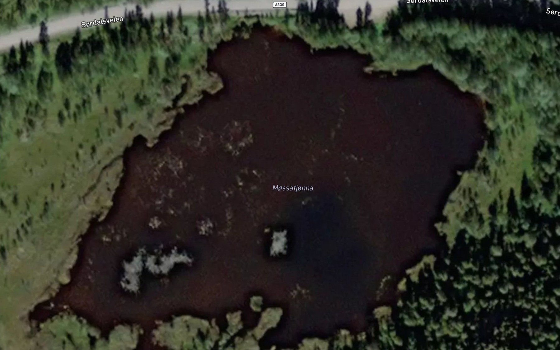 Satellite map of the Mossatjorna
