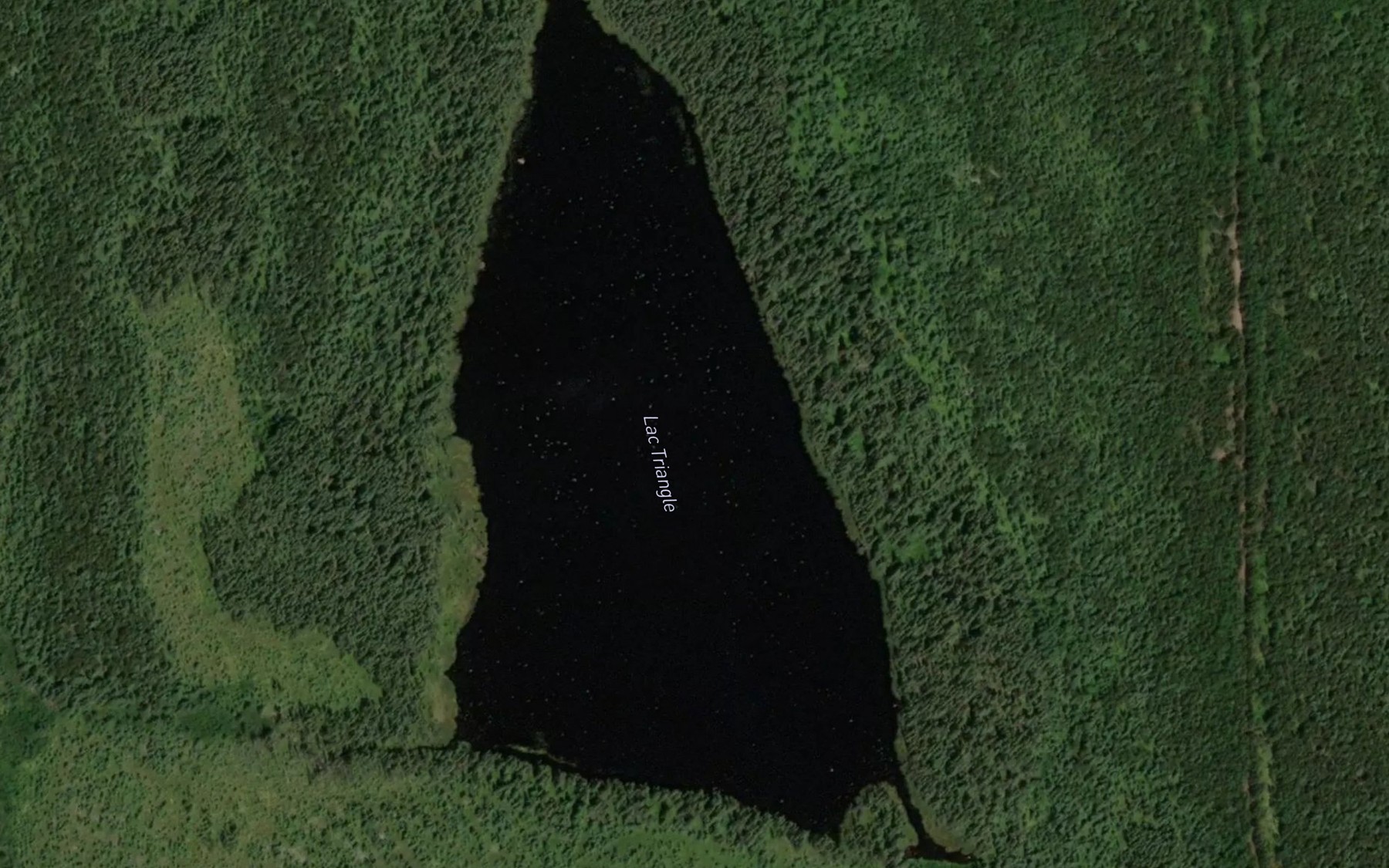 Satellite map of the Lac Triangle