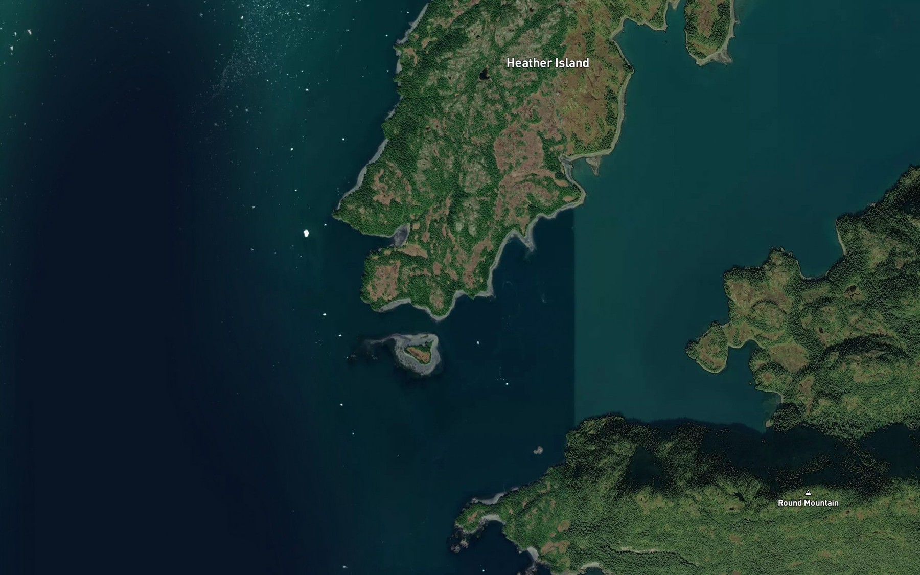 Satellite map of the Lutris Pass