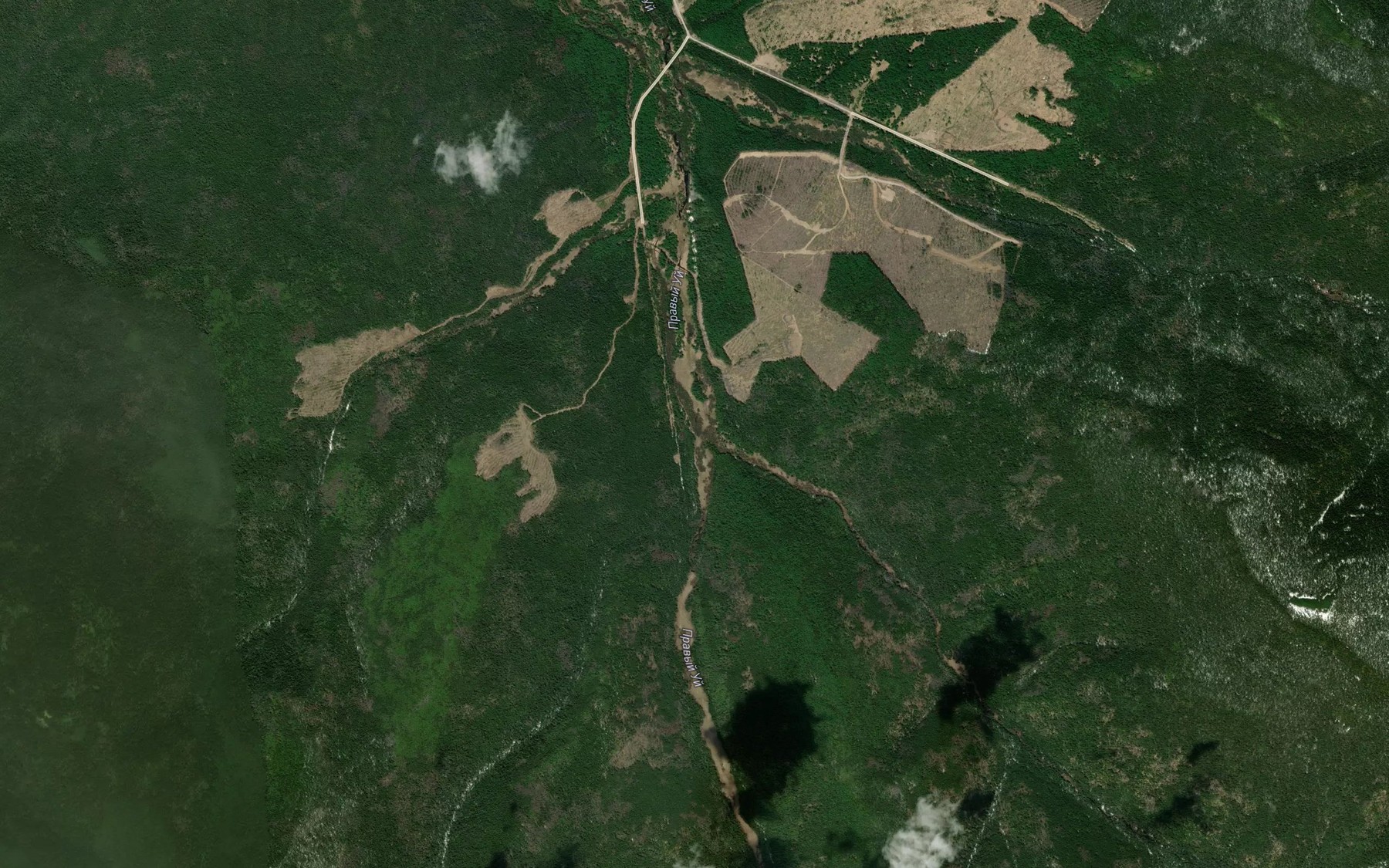 Satellite map of the Krutoy