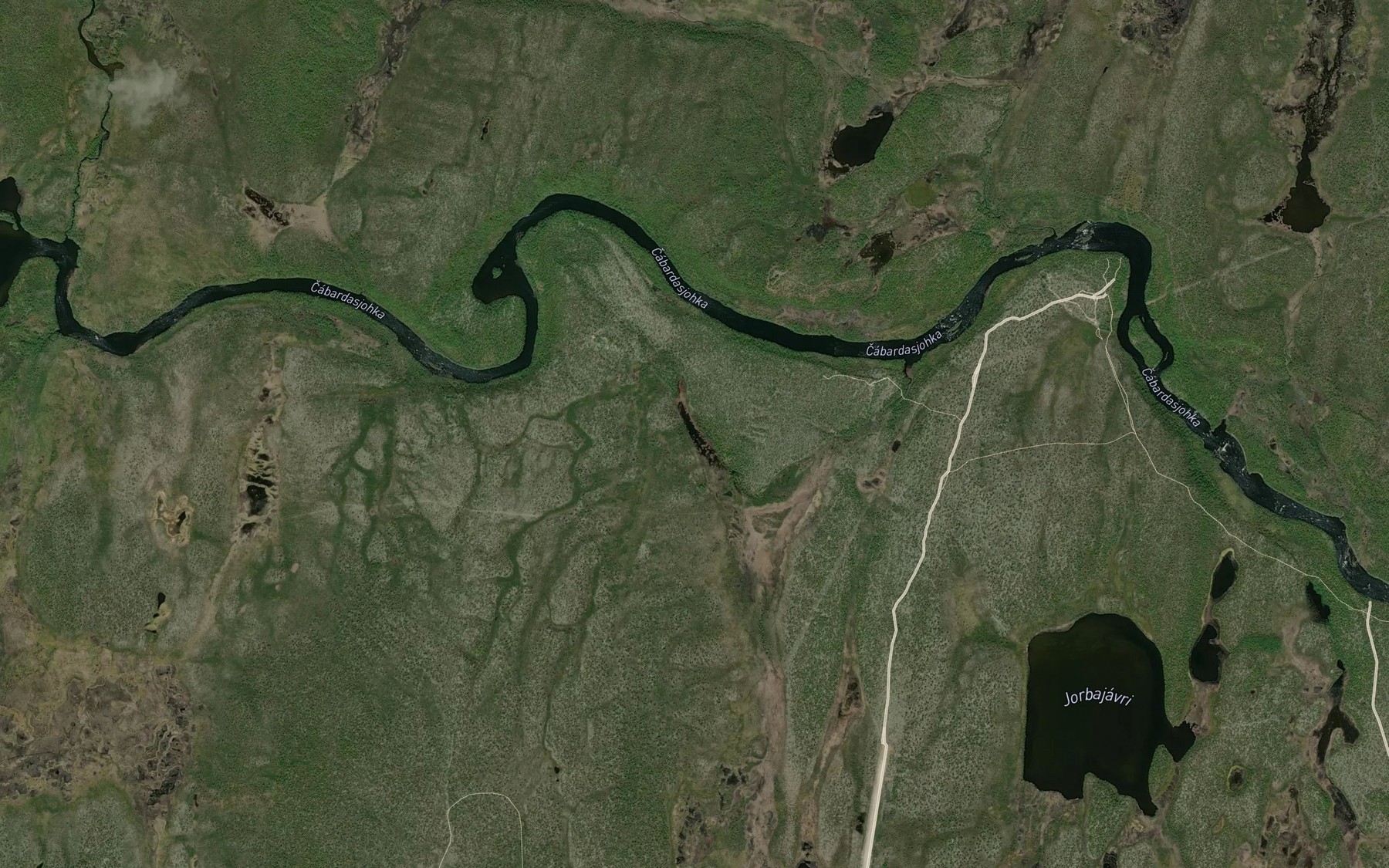 Satellite map of the Skoaralattu