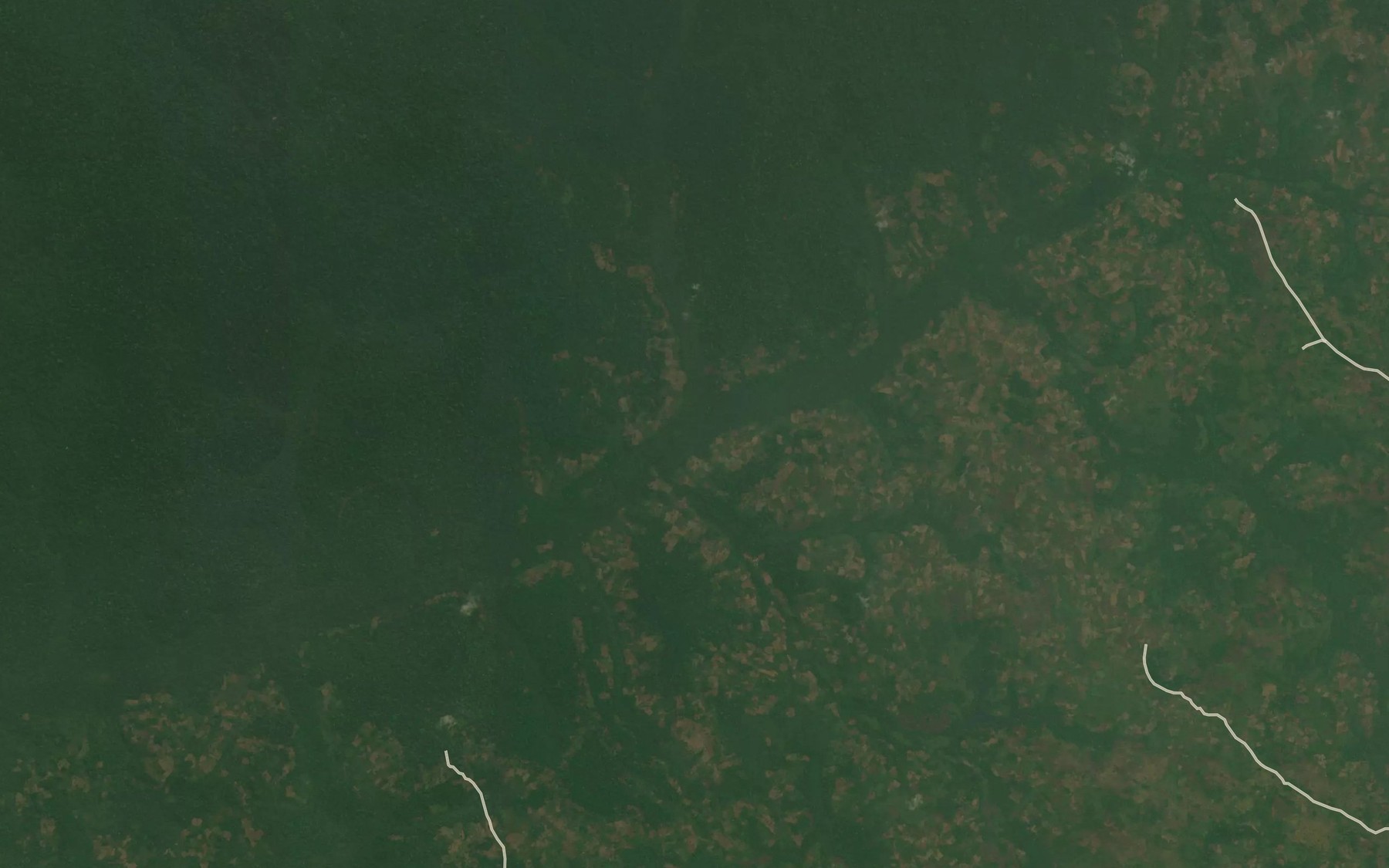Satellite map of the Luakula