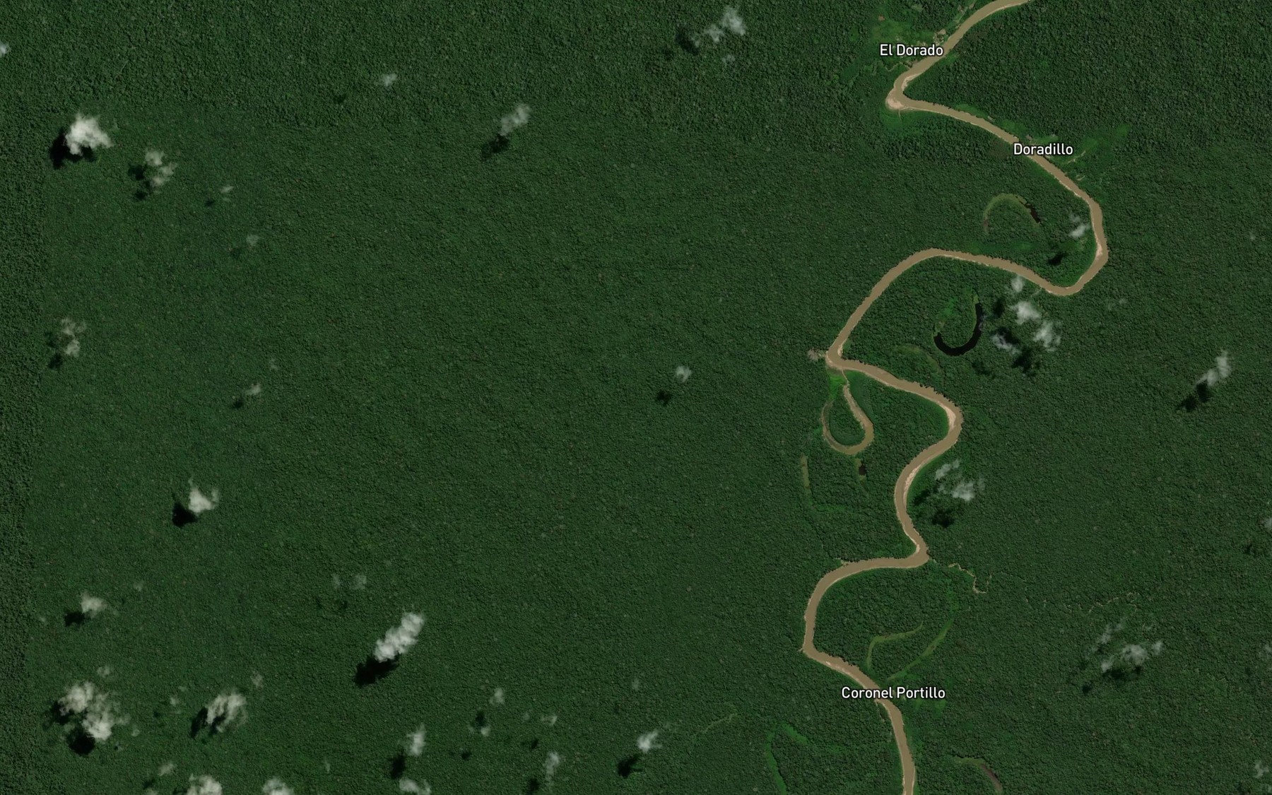 Satellite map of the Rio Sugaro