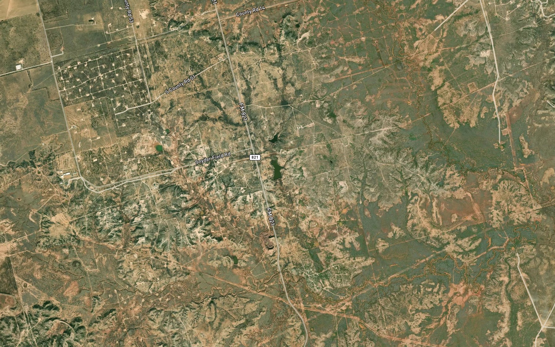 Satellite map of the Rankin Lake