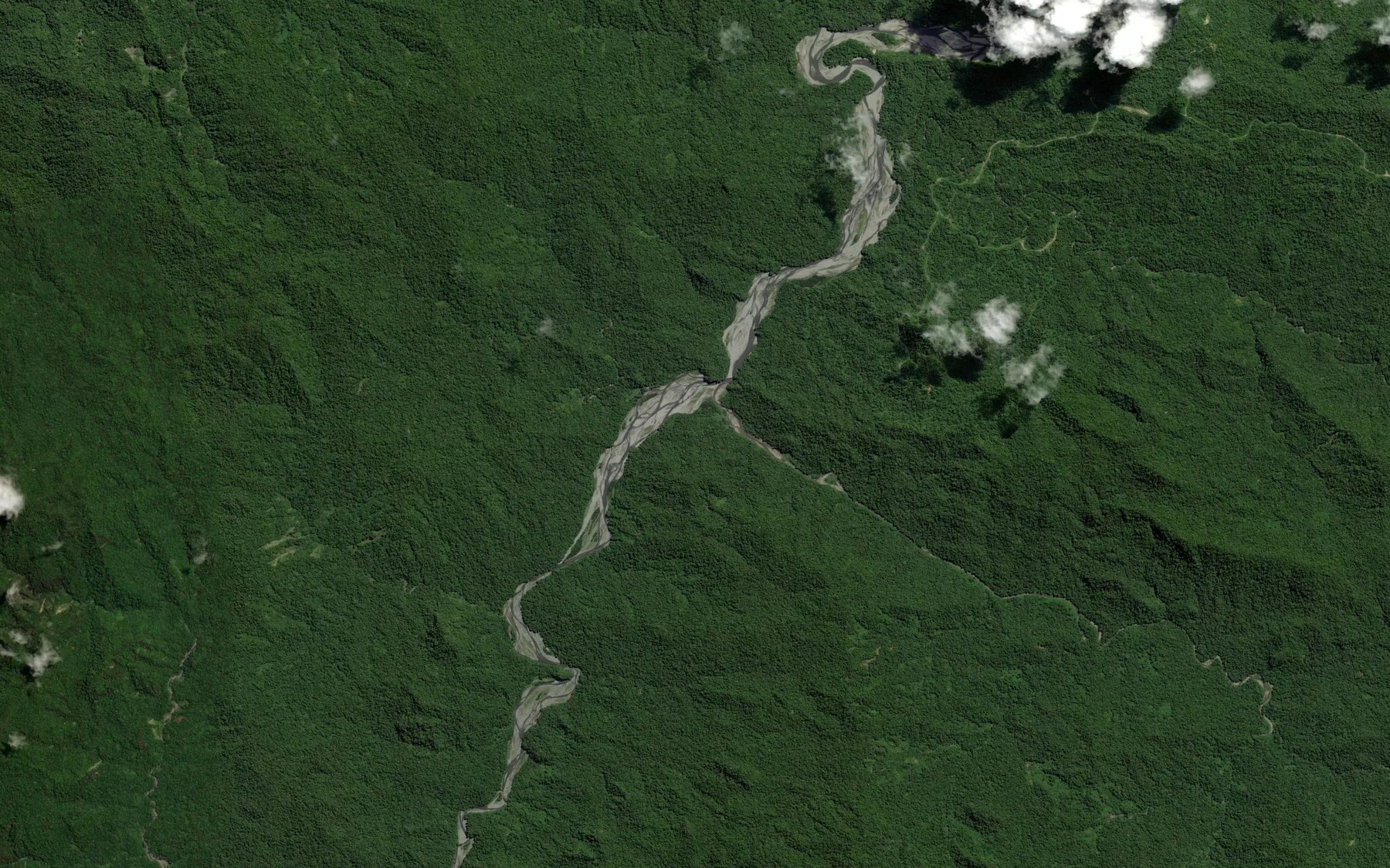 Satellite map of the Sulwa Creek