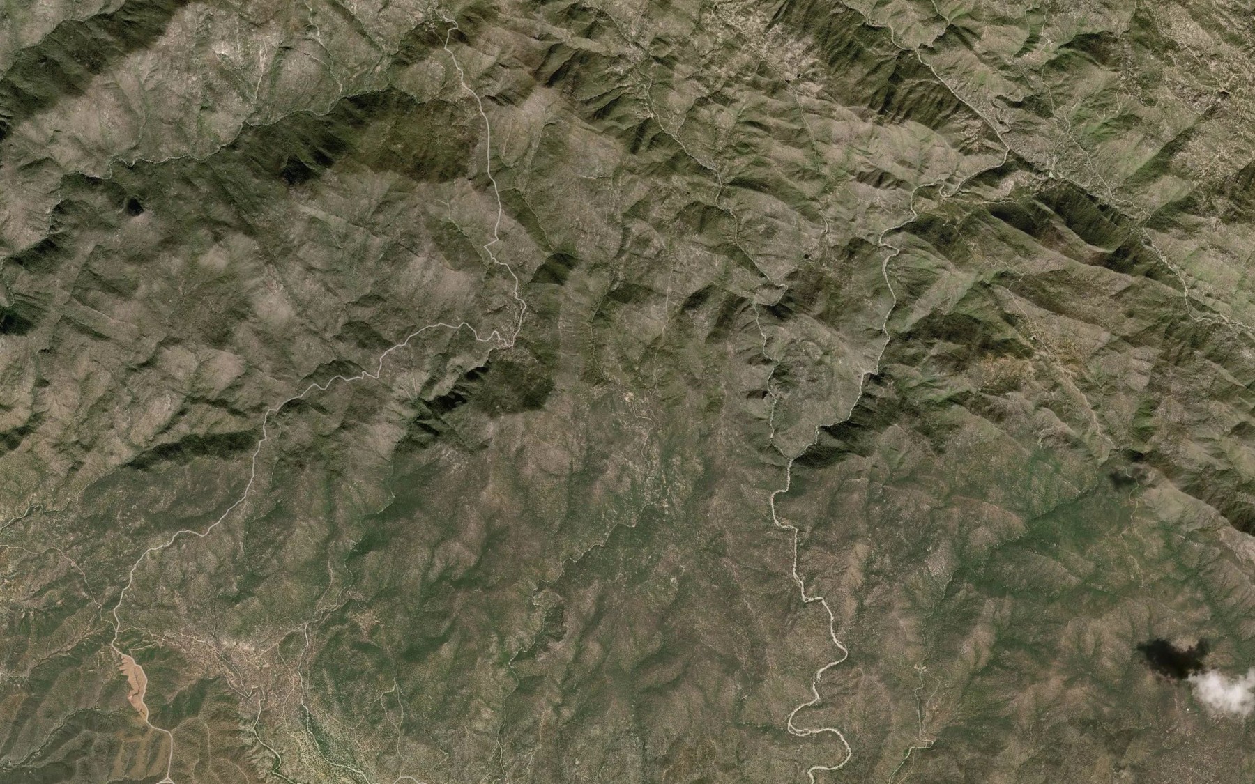 Satellite map of the Canada Ochen