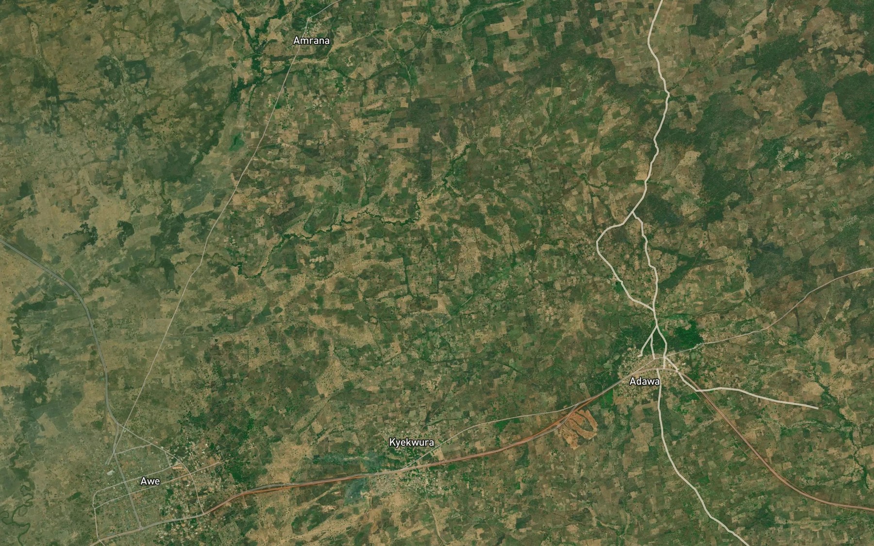 Satellite map of the Kpoo