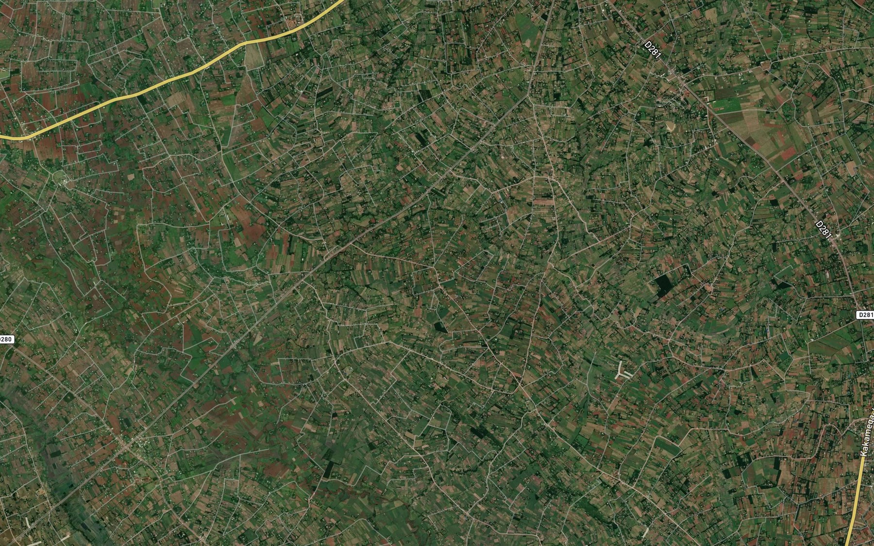 Satellite map of the Lutonyi