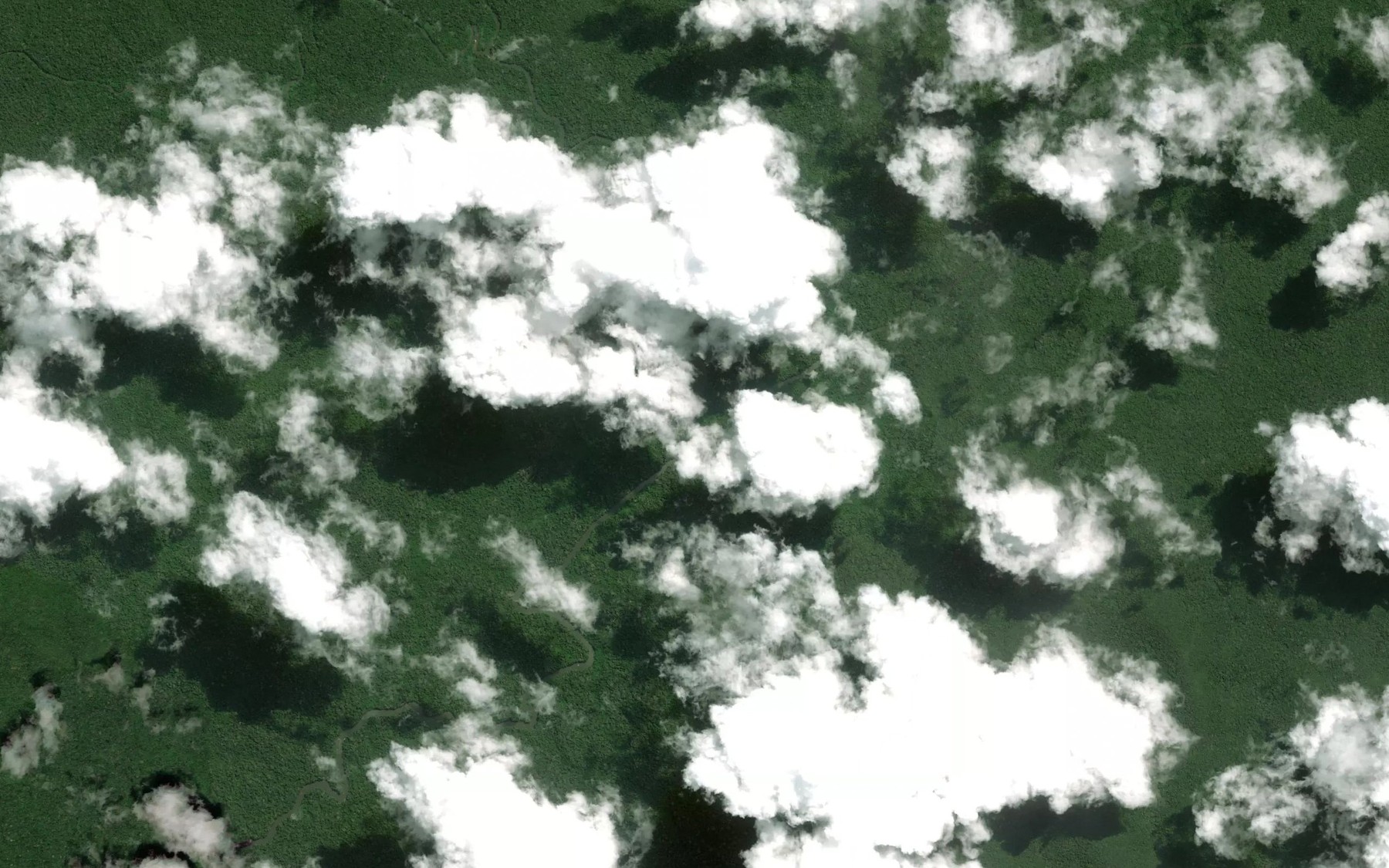Satellite map of the Rio Aracoo