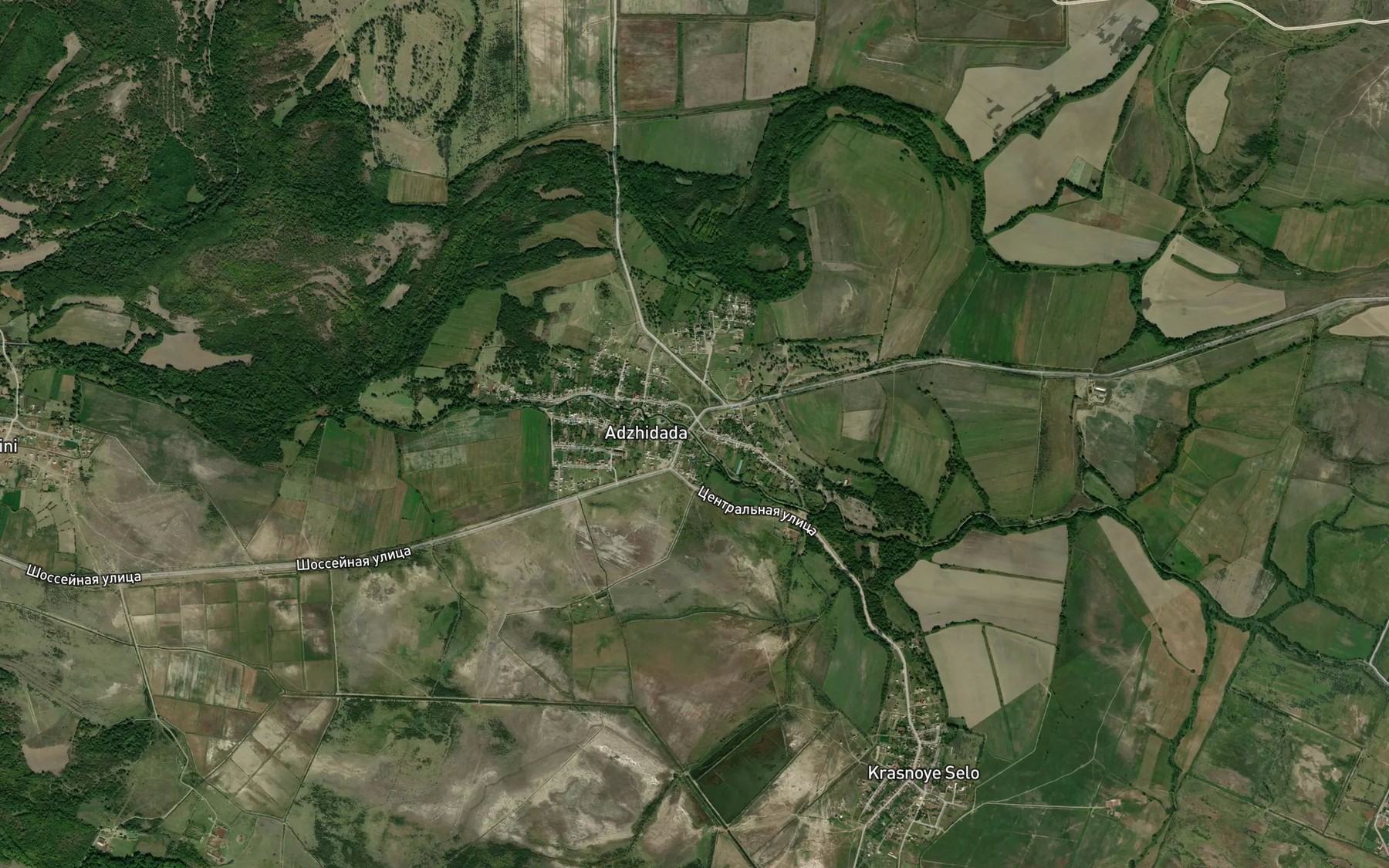 Satellite map of the Kanal Shamkhal-Yangiyurtovskiy