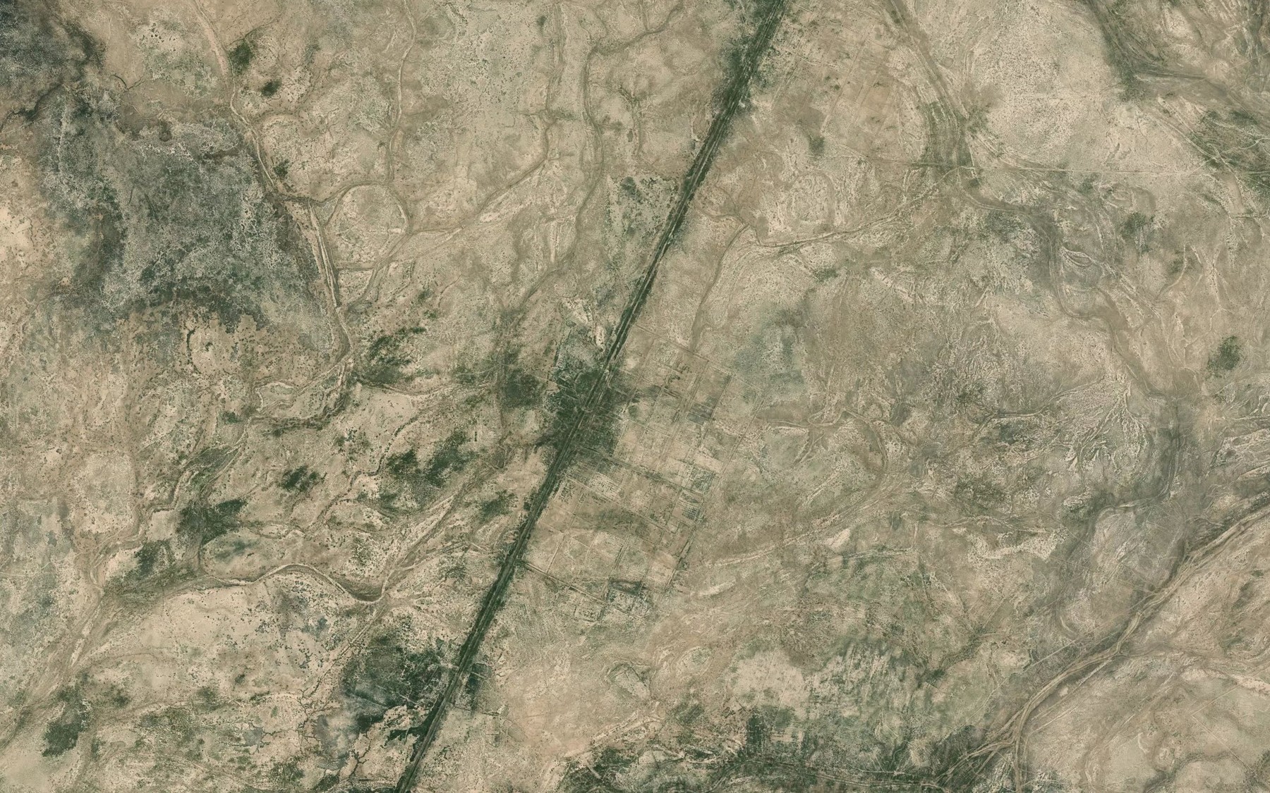 Satellite map of the Daulbayevskiye Ozera