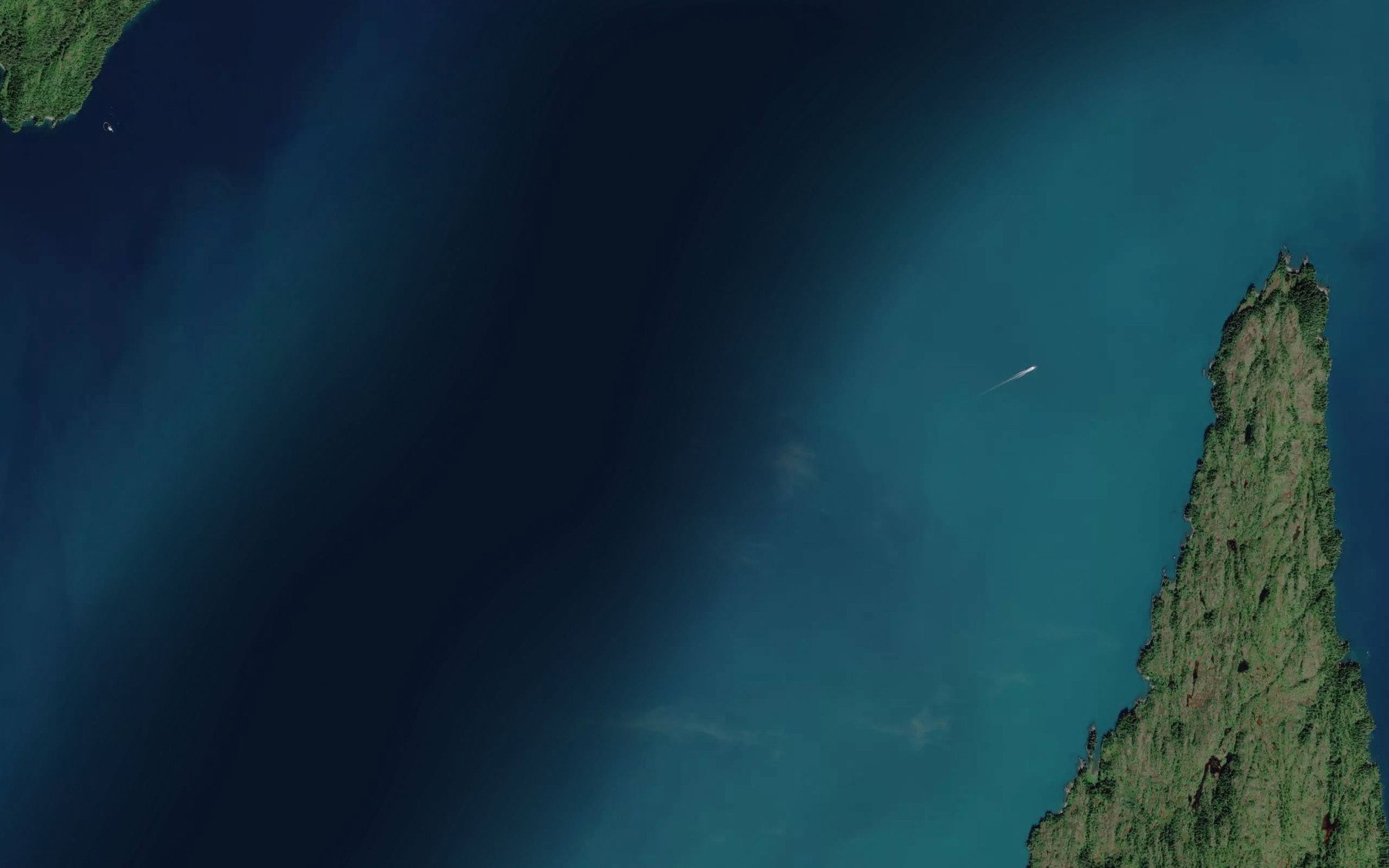 Satellite map of the Port Nellie Juan