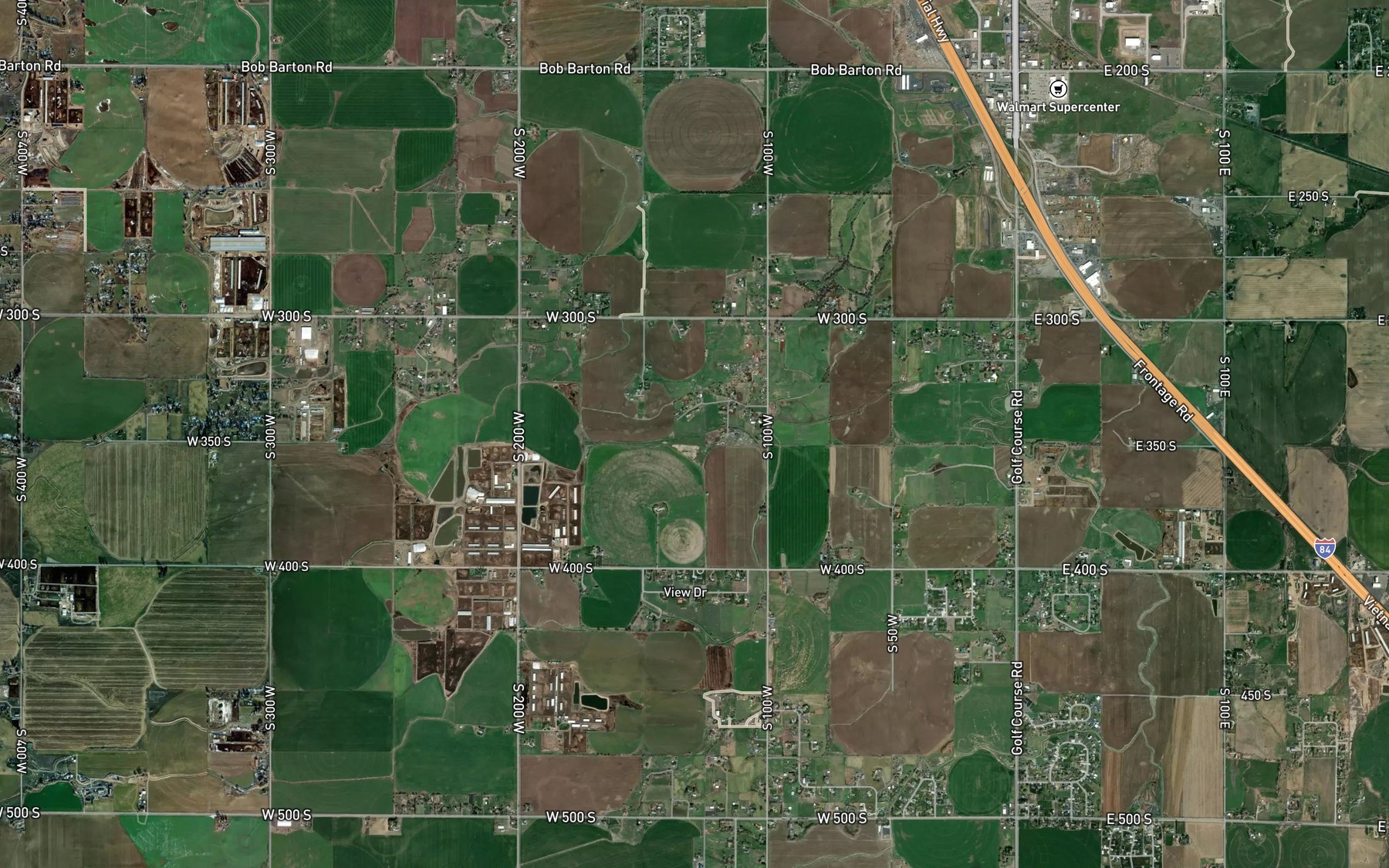 Satellite map of the Lateral N-25