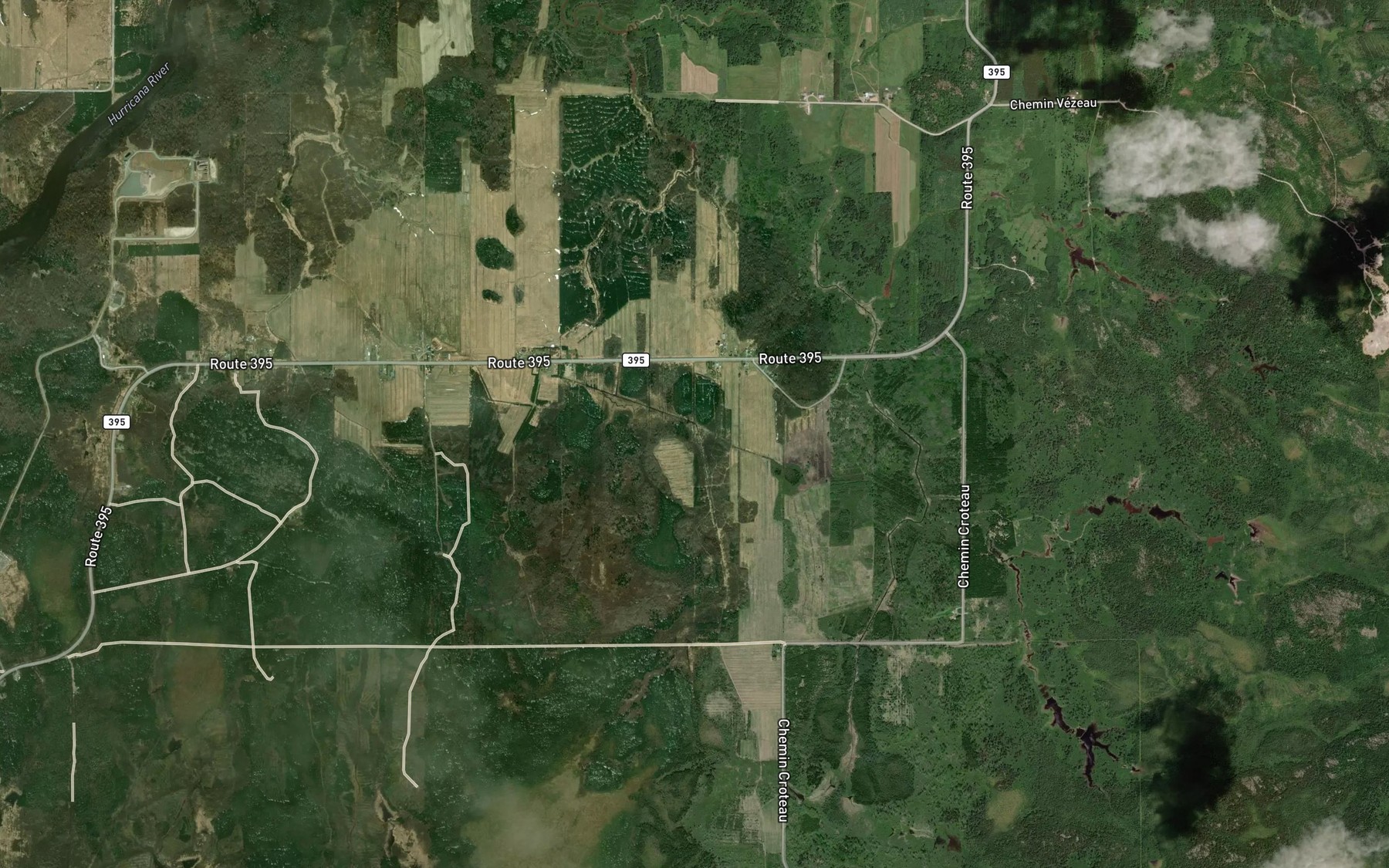 Satellite map of the Branche Lambert
