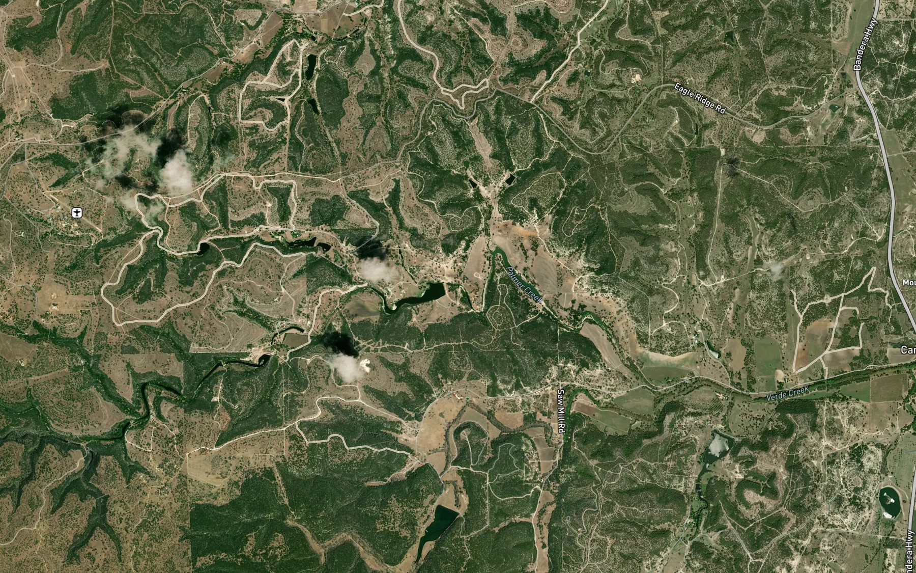 Satellite map of the Roden Lake