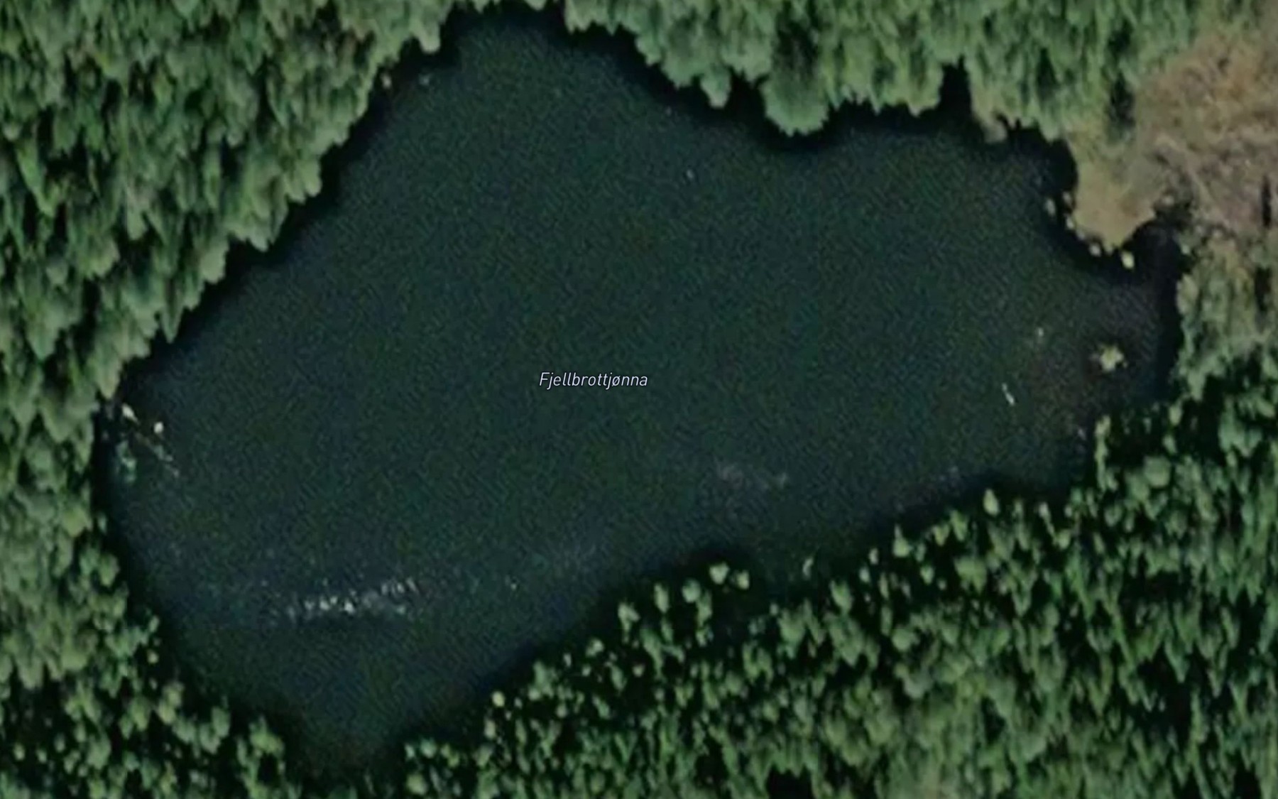 Satellite map of the Fjellbrottjorna