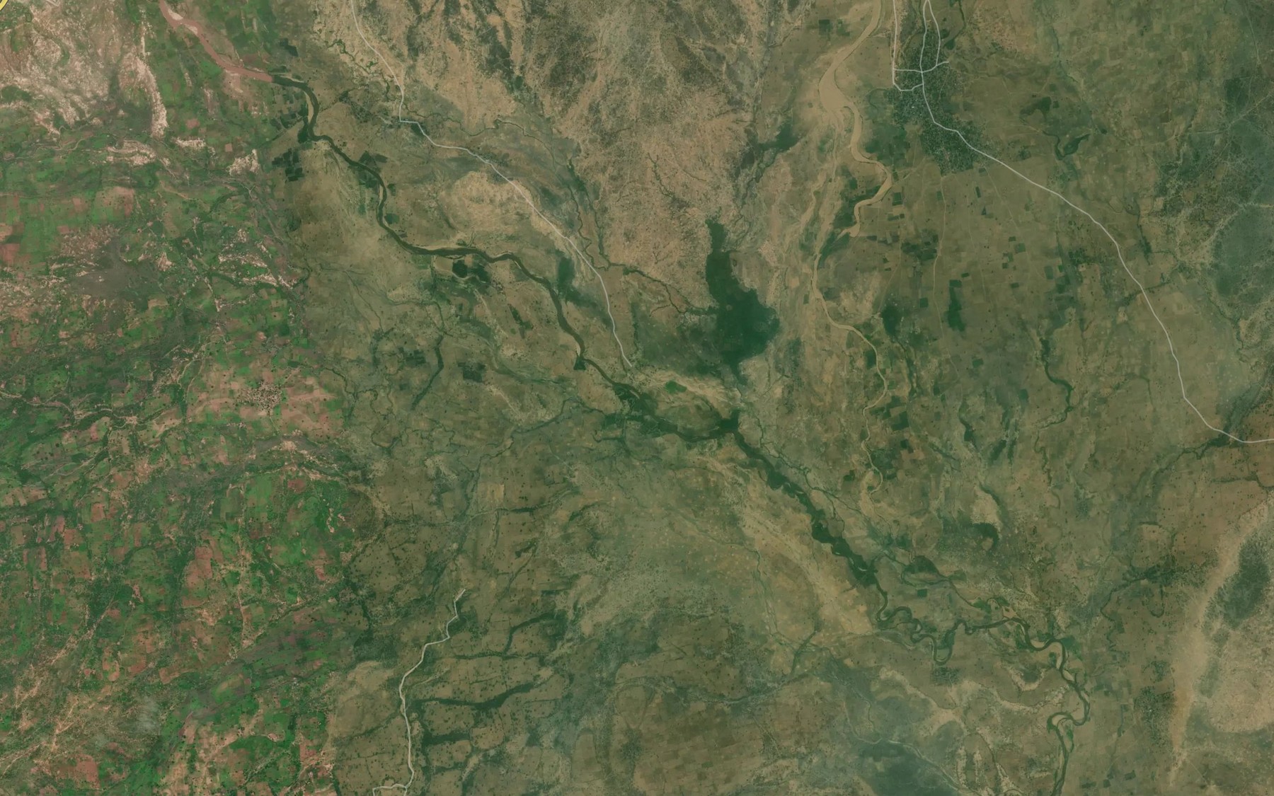 Satellite map of the Mayo Dauchi