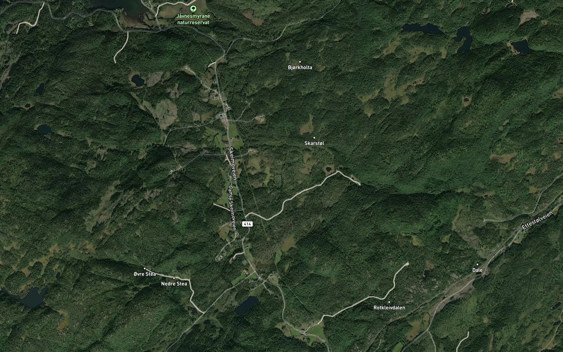 Satellite map of the Mostebekken