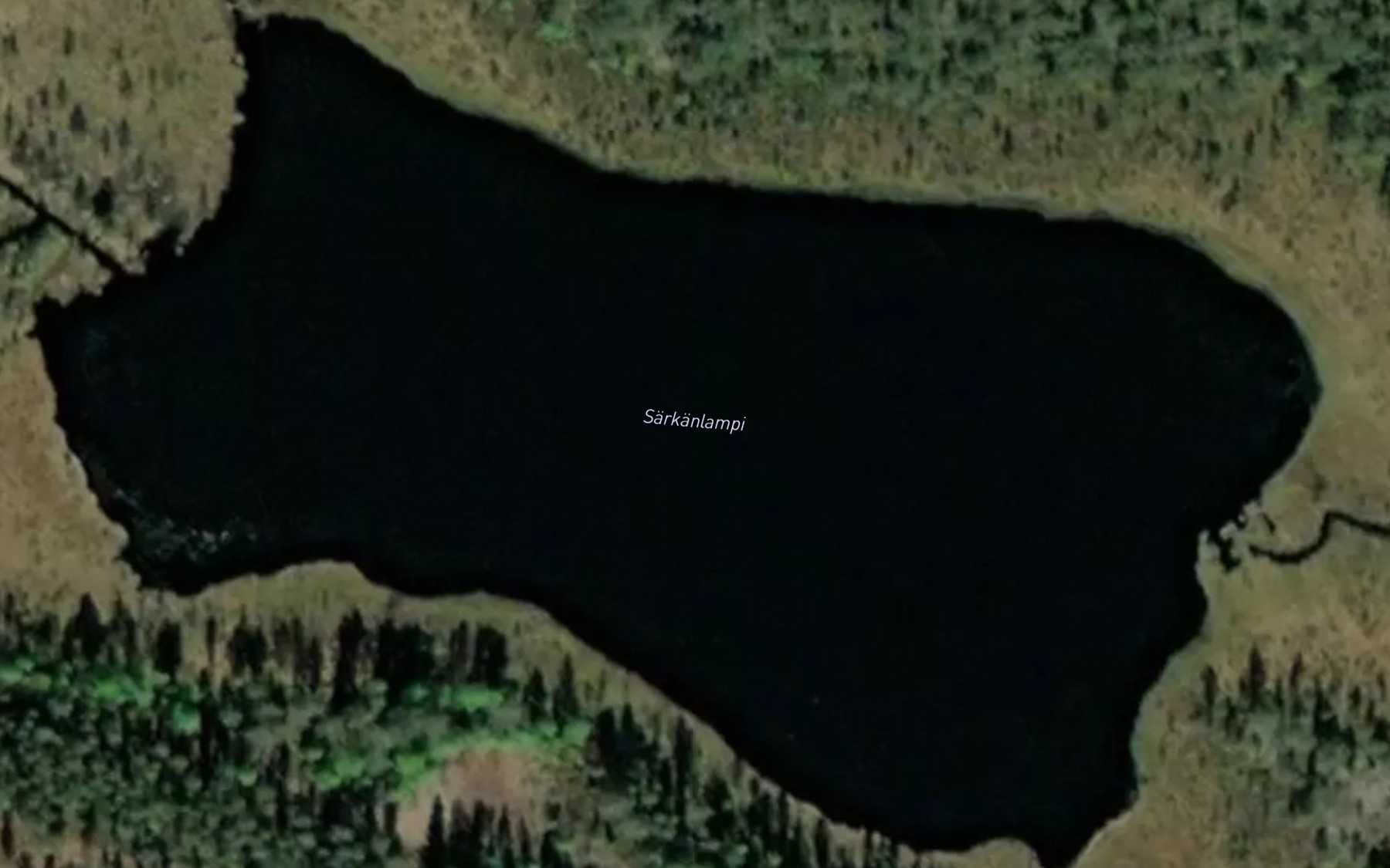 Satellite map of the Sarkanlampi