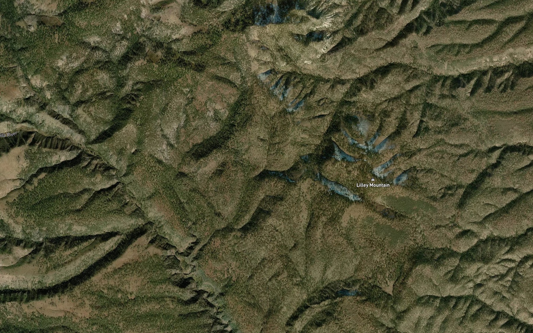Satellite map of the Quentin Spring