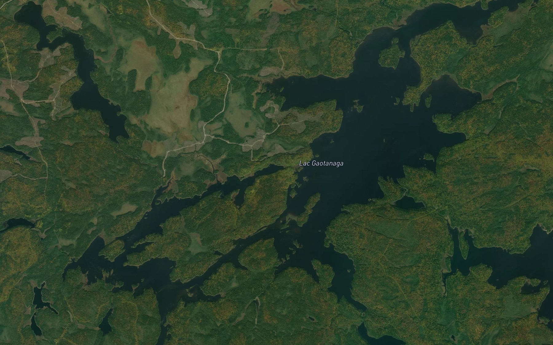 Satellite map of the Lac Gaotanaga