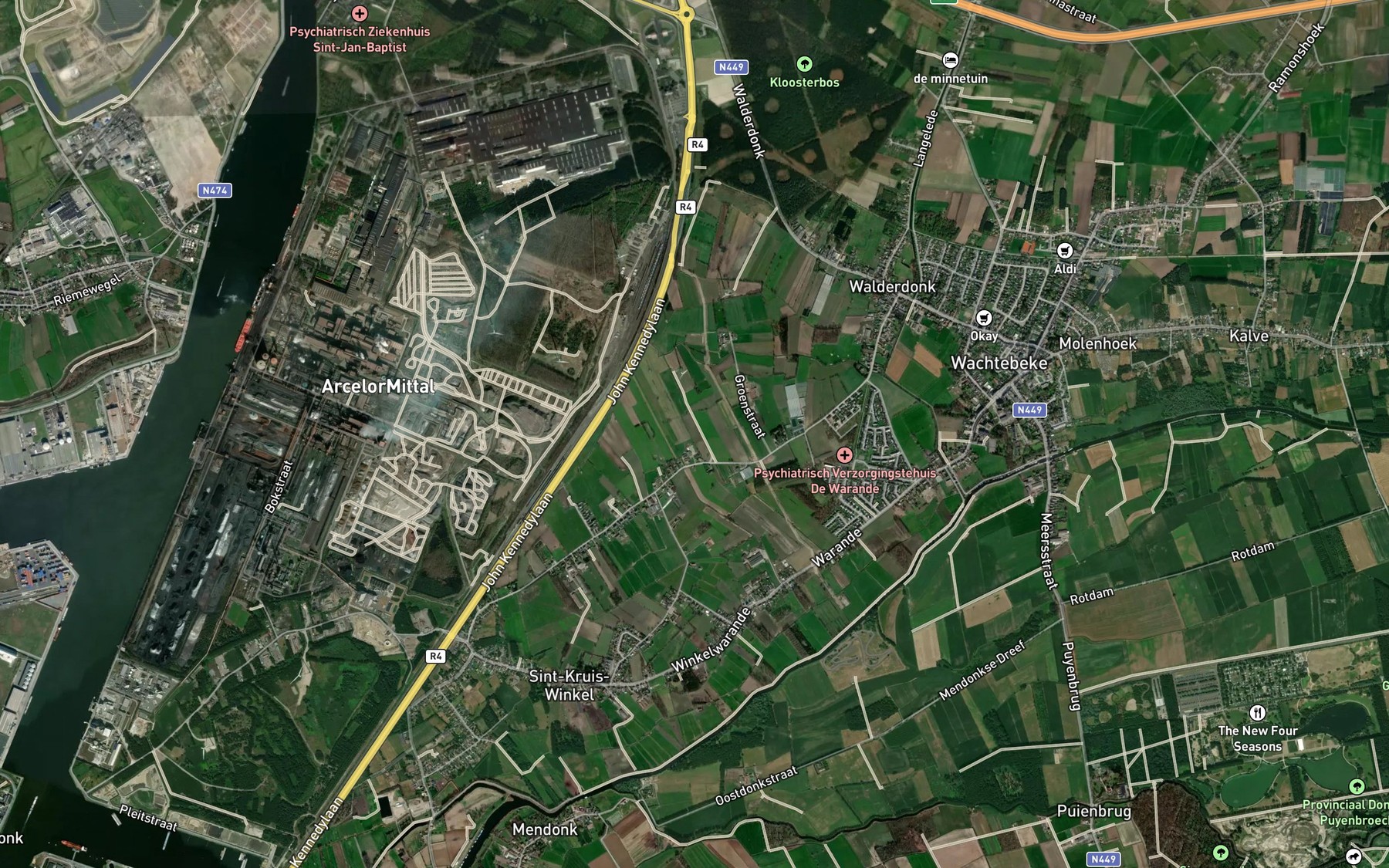 Satellite map of the Devoort