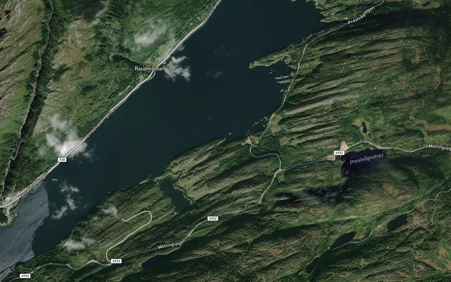 Satellite map of the Storvikbukta