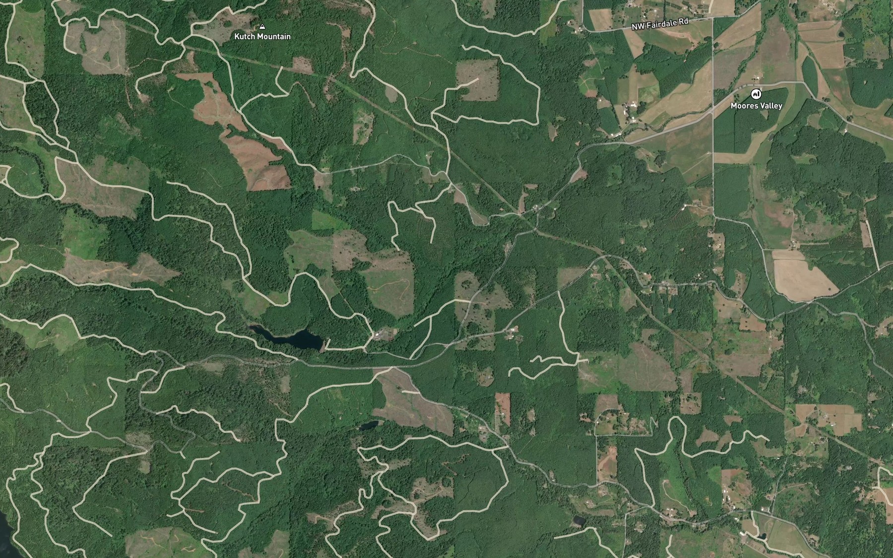 Satellite map of the Kutch Creek