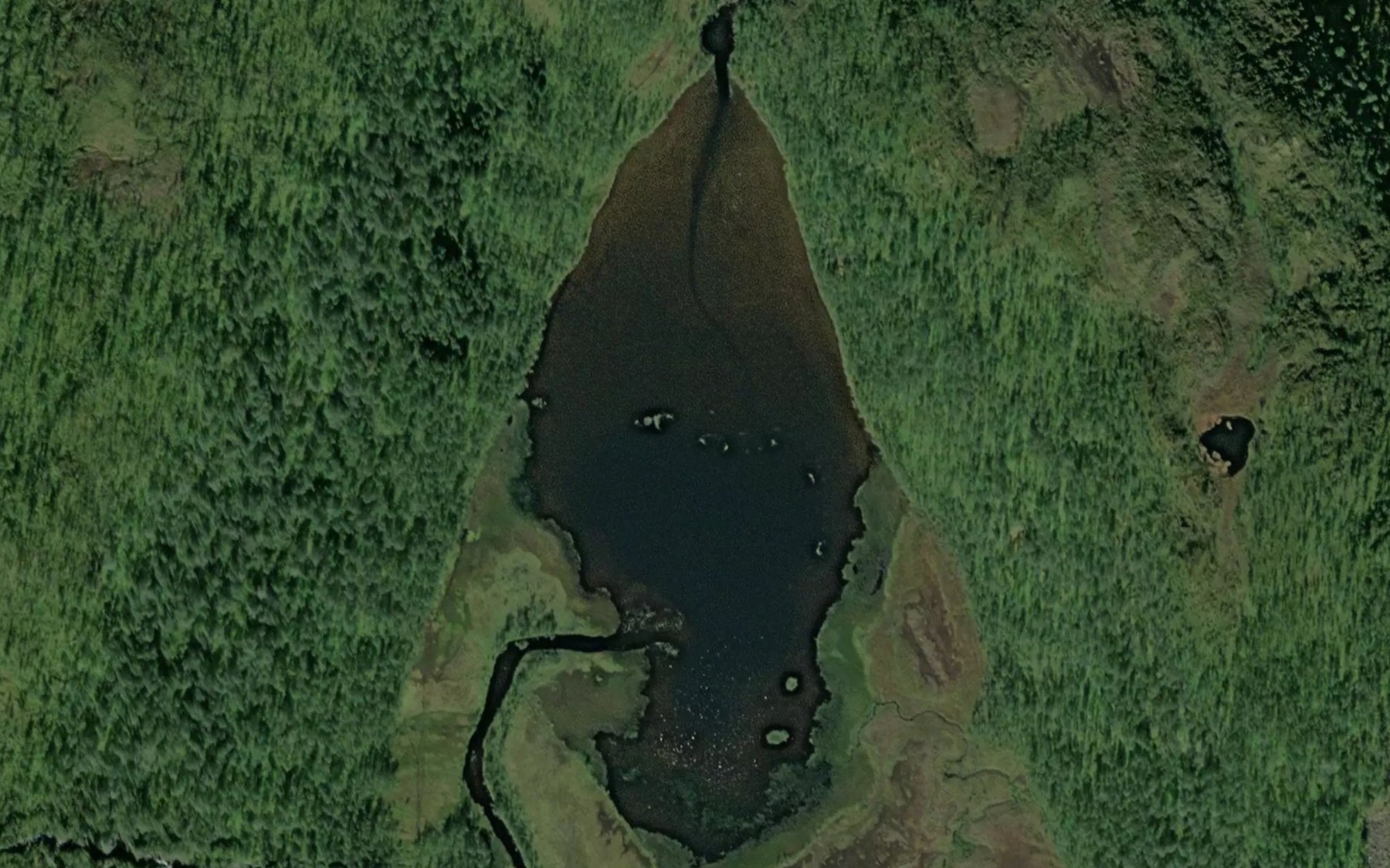 Satellite map of the Bukkevatnet