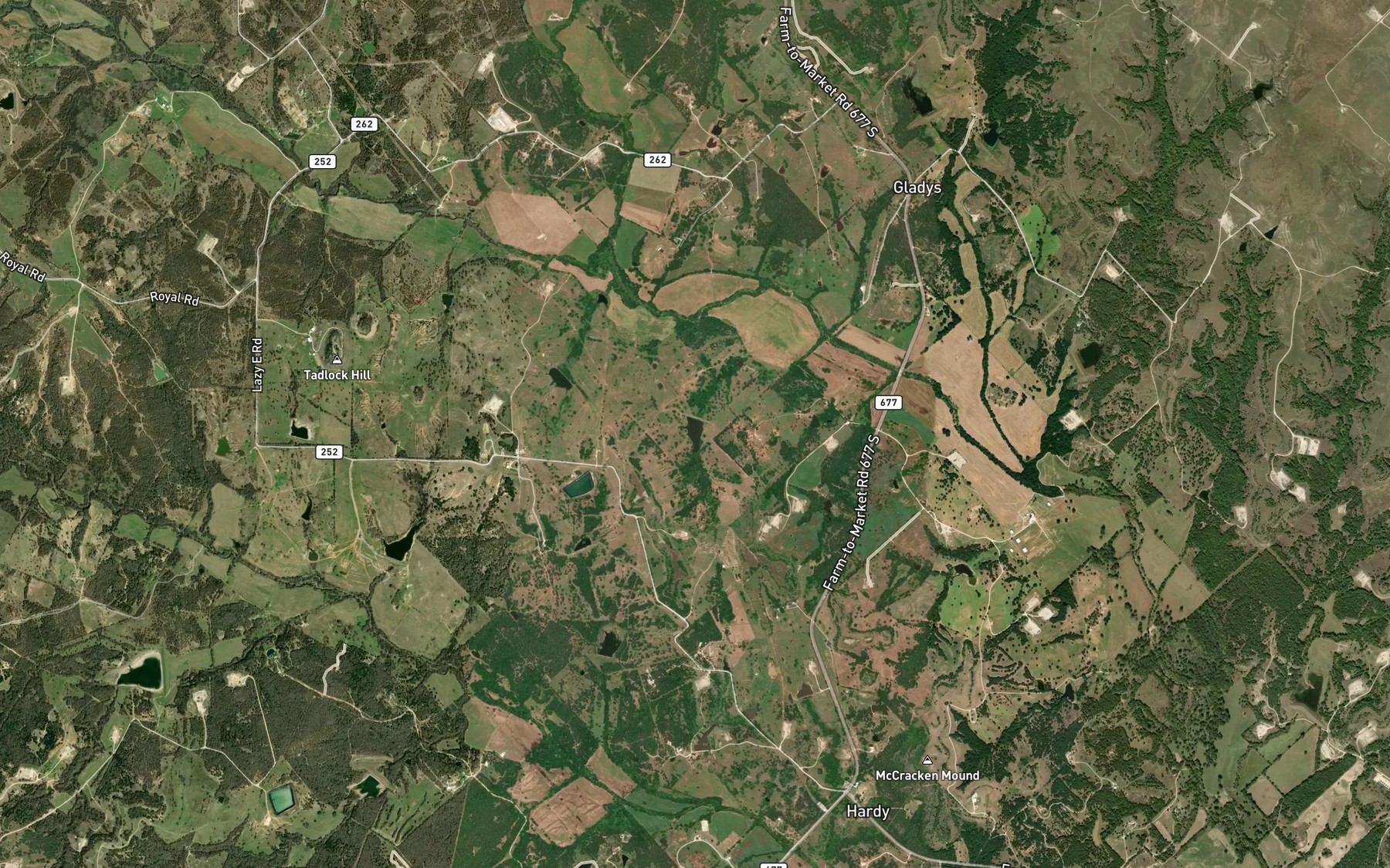 Satellite map of the Gaylord Lake Number 1