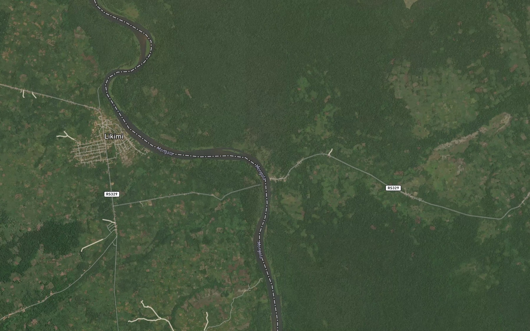 Satellite map of the Liango