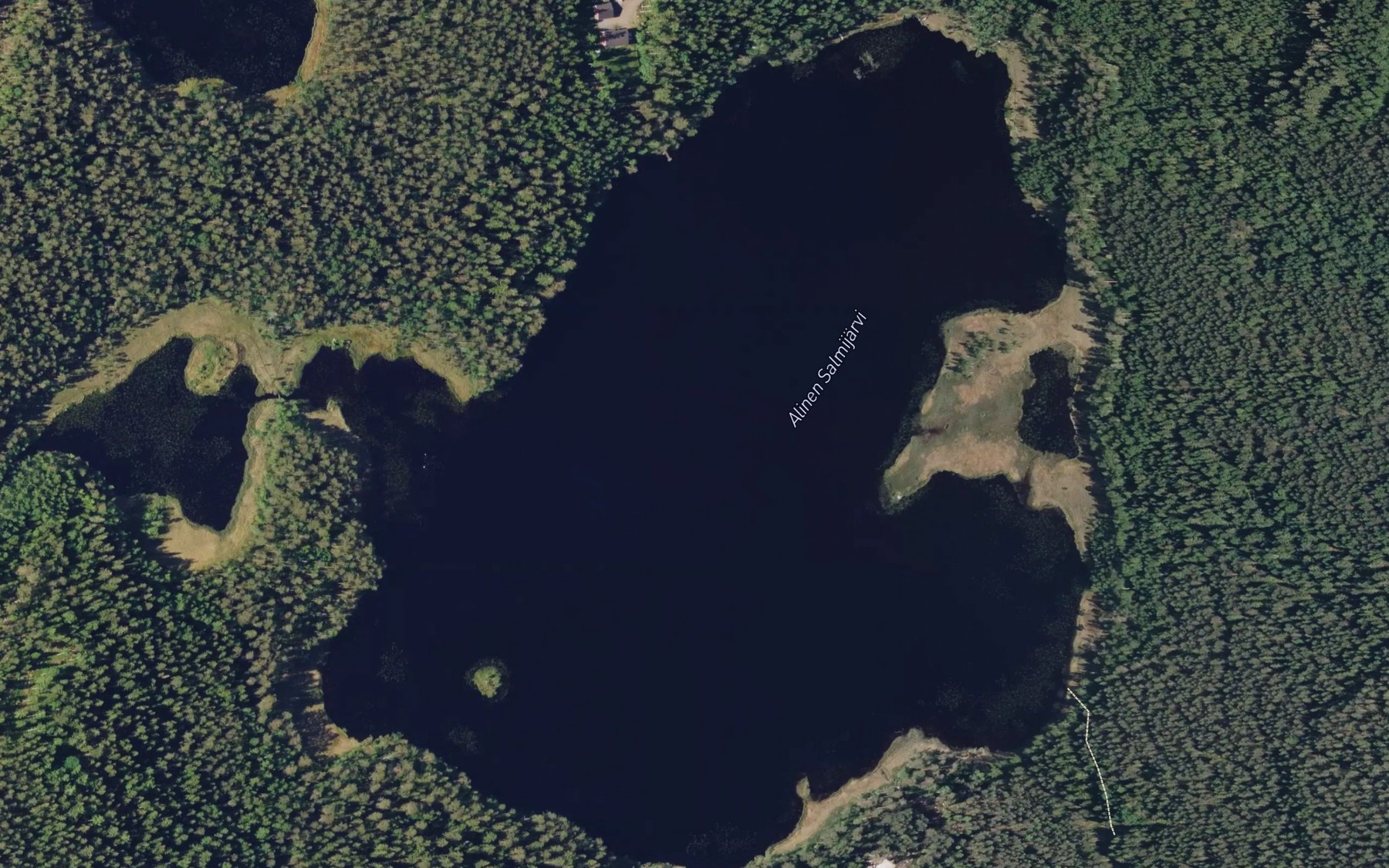 Satellite map of the Alinen Salmijarvi