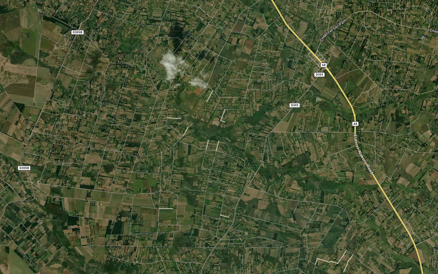 Satellite map of the Kerito