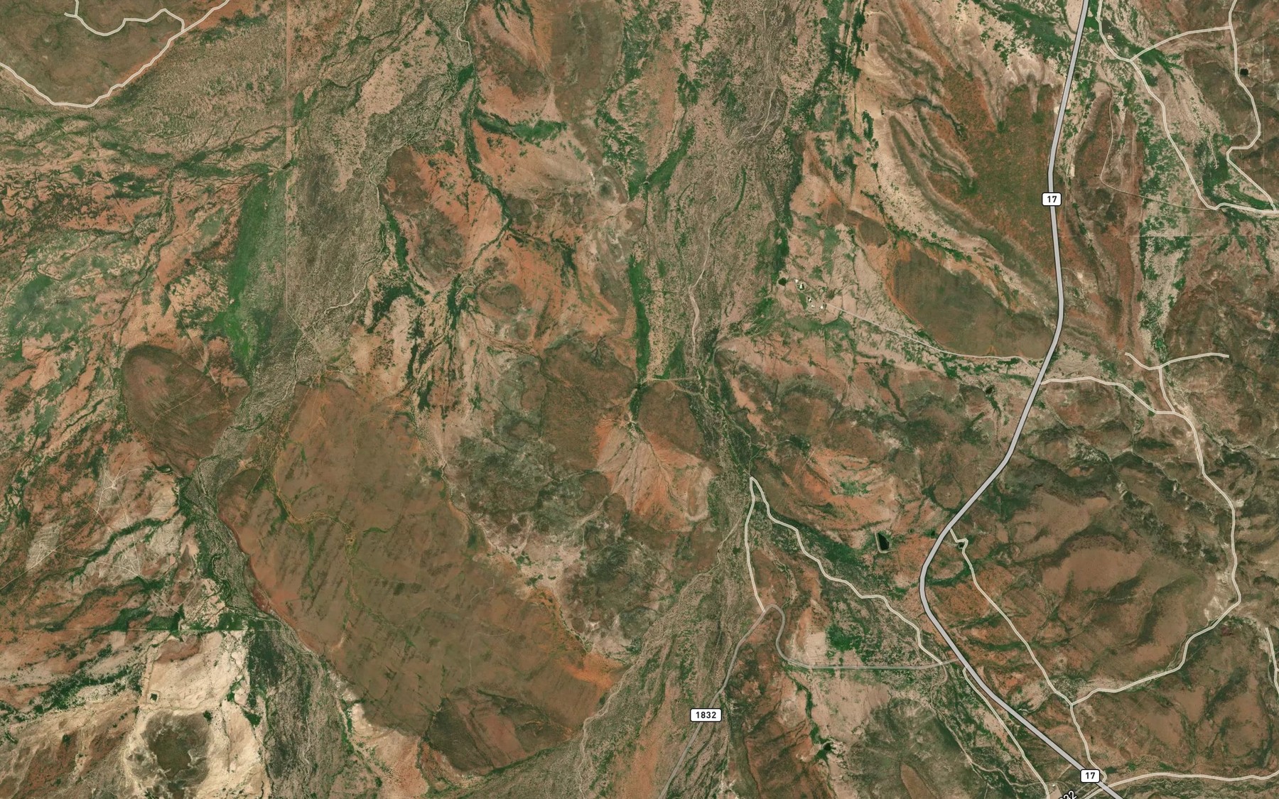 Satellite map of the Old Camp Spring