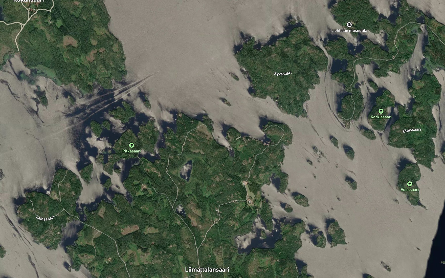 Satellite map of the Pienilahti